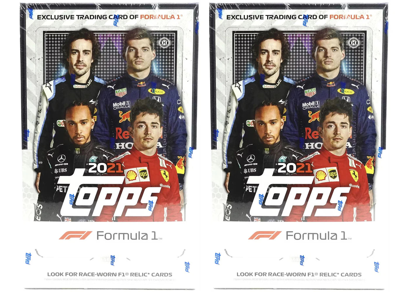 2021 Topps Formula 1 Racing Hobby Box 2x Lot