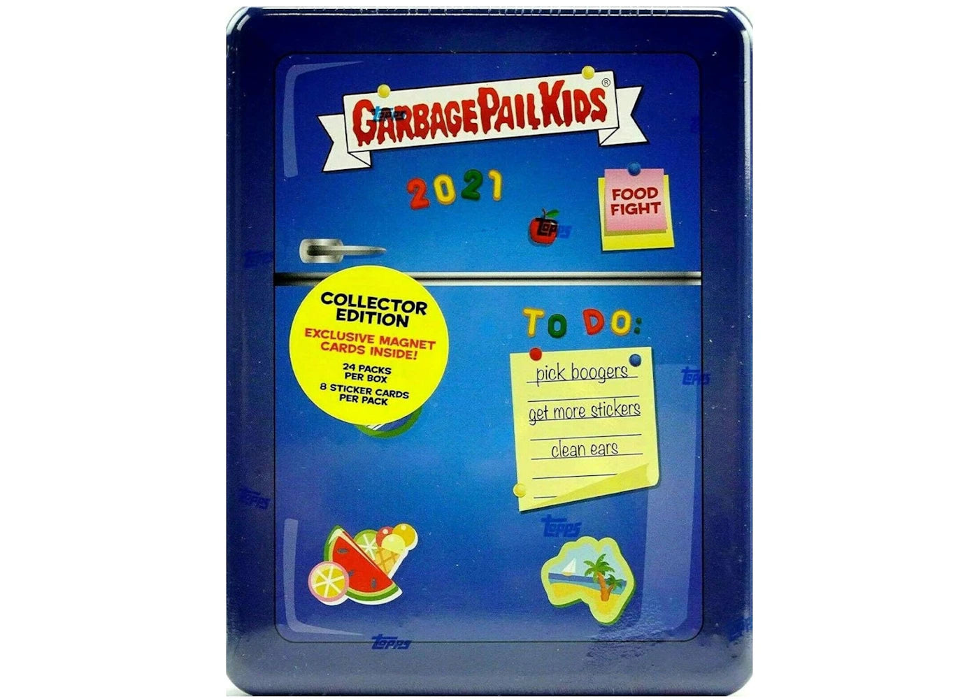 2021 Topps Garbage Pail Kids Series 1 Food Fight Hobby Collector Tin