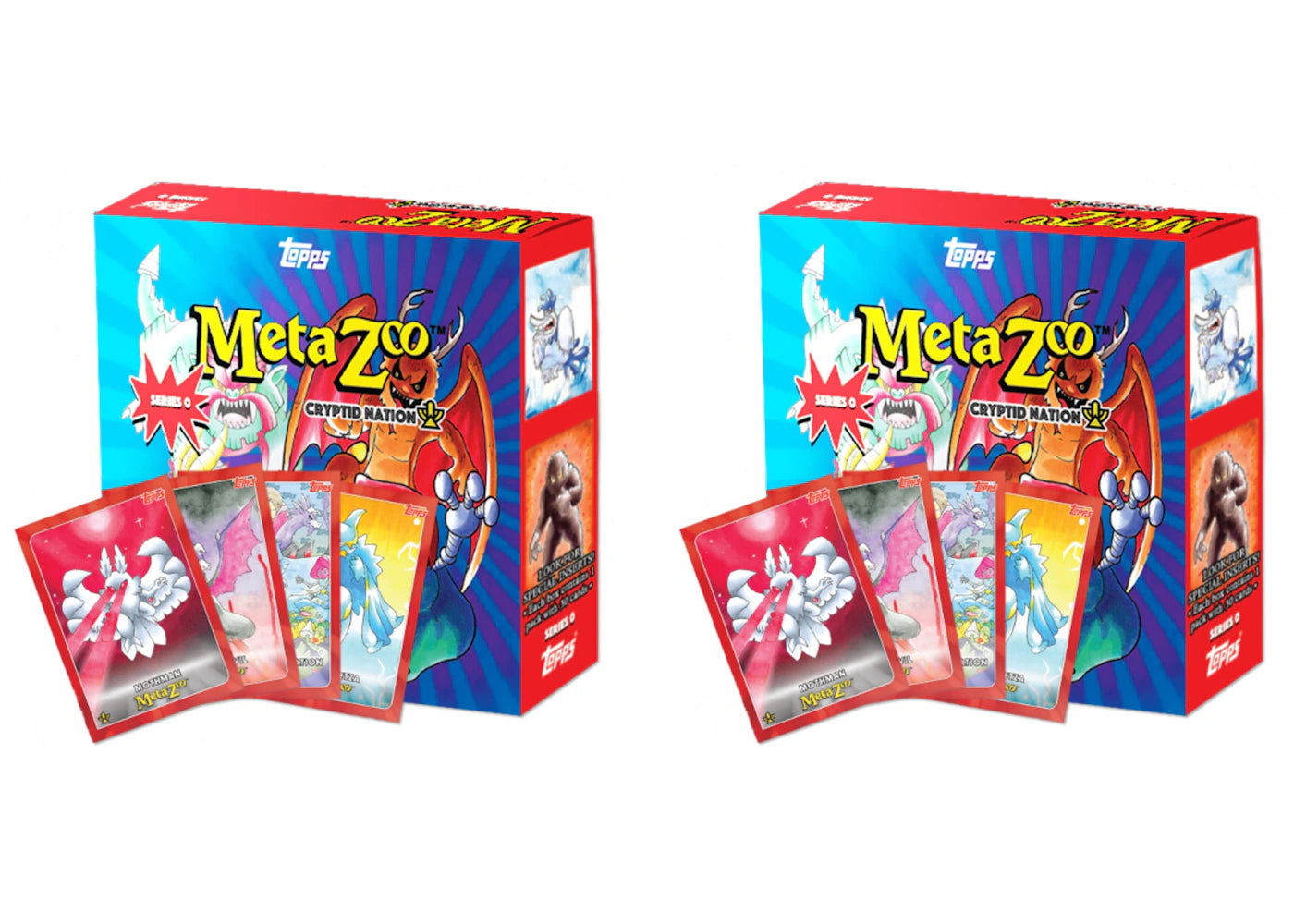 2021 Topps MetaZoo TCG Cryptid Nation Series 0 (30-Card Pack) 2x Lot