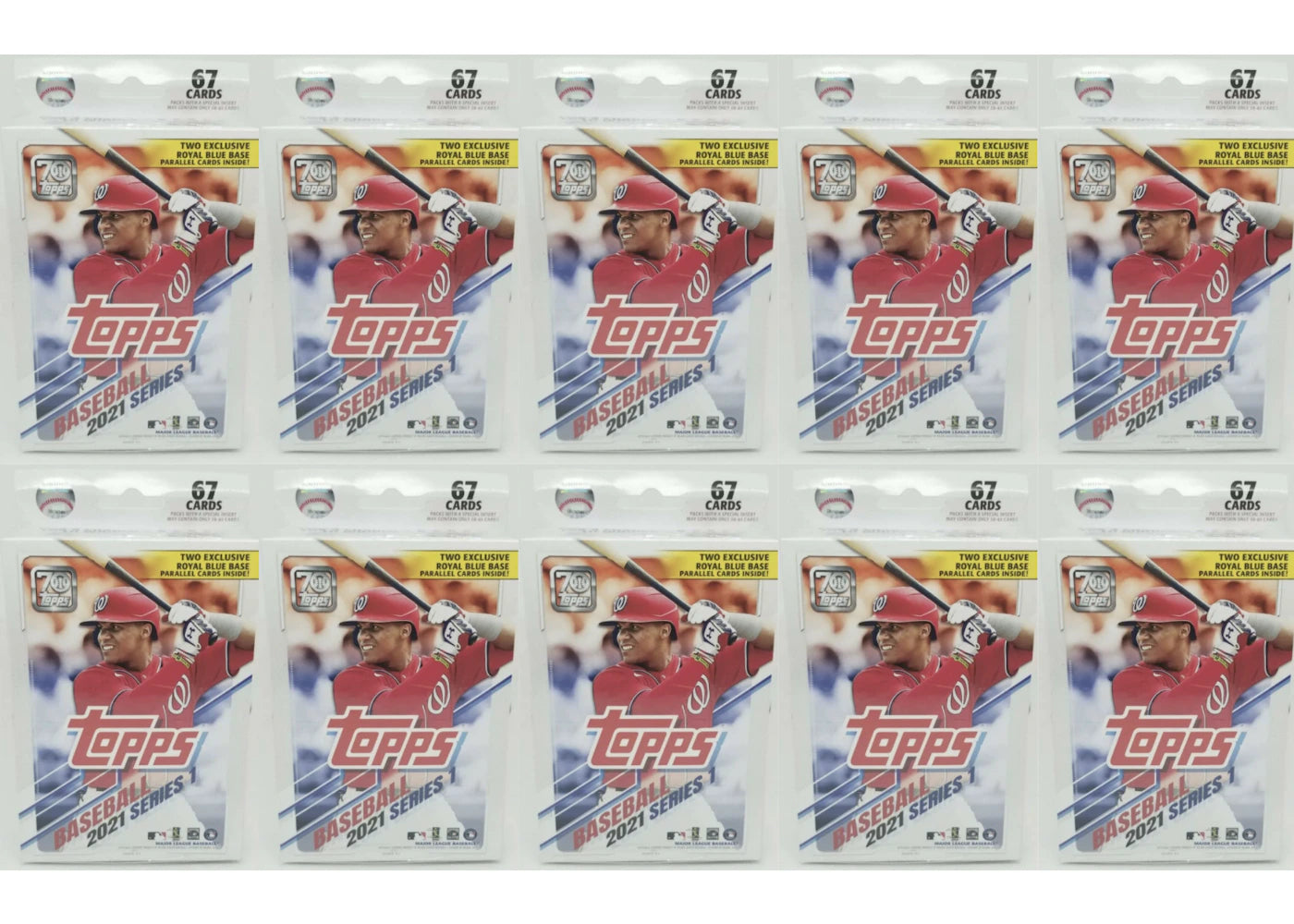 2021 Topps Series 1 Baseball Hanger Box 10x Lot