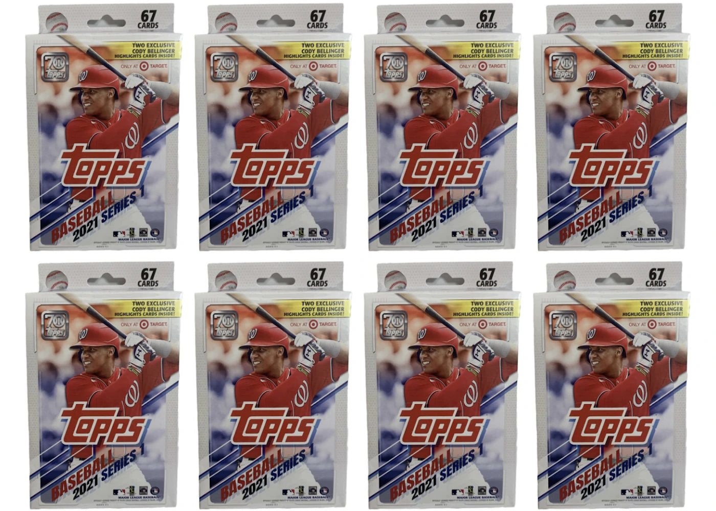 2021 Topps Series 1 Baseball Target Hanger Box 8x Lot