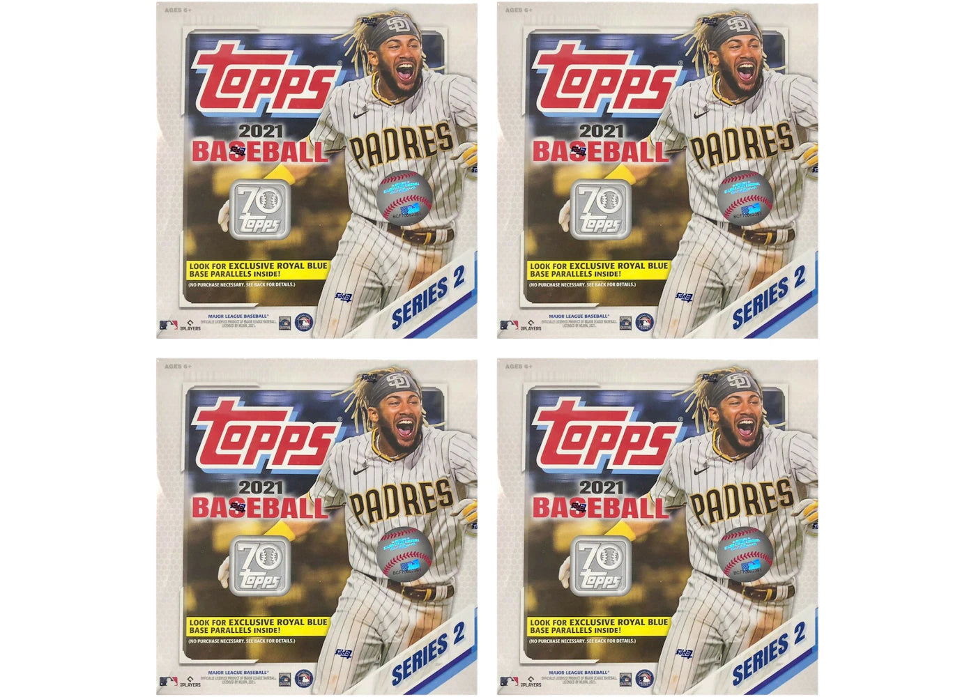 2021 Topps Series 2 Baseball Mega Box 4x Lot