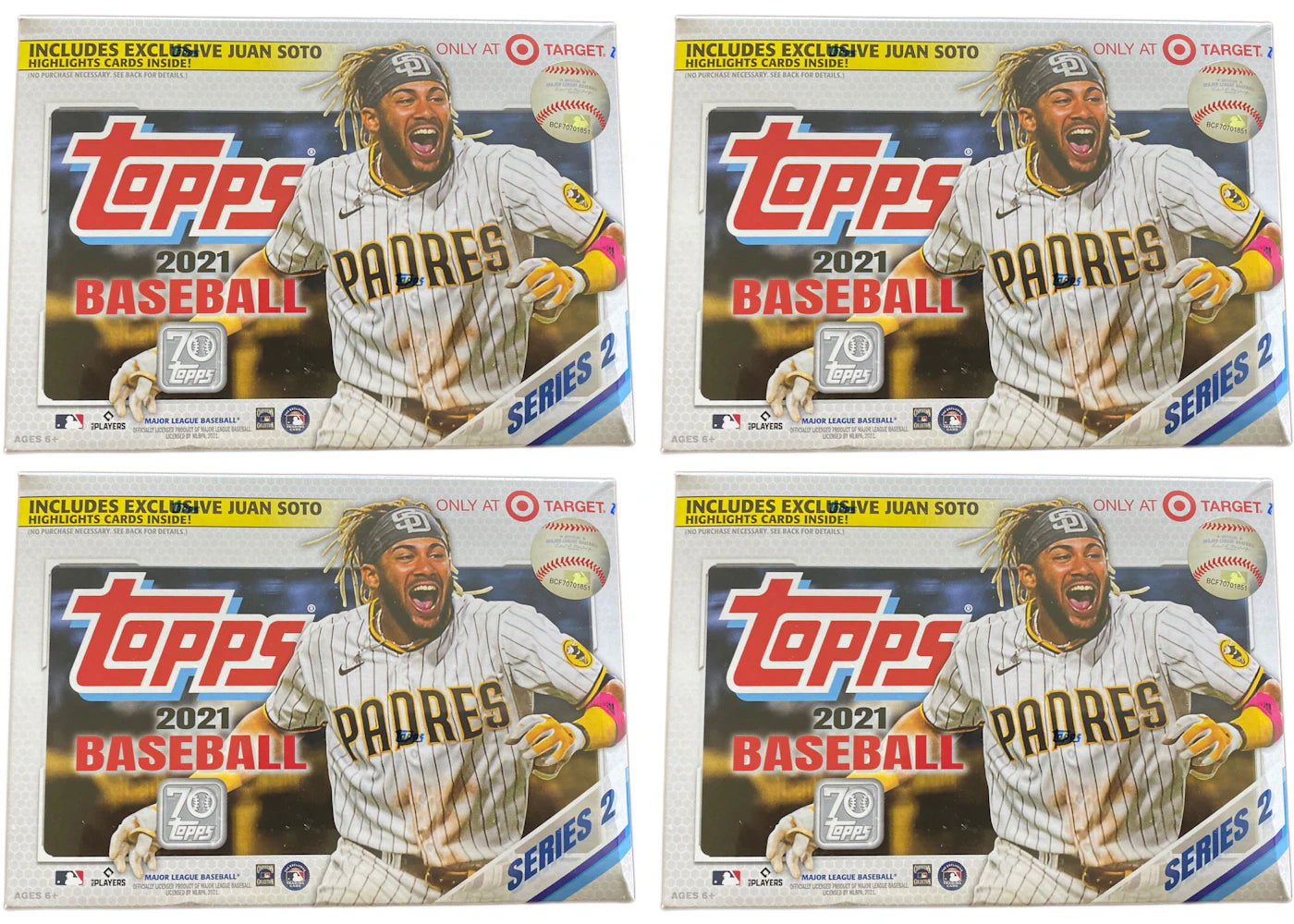 2021 Topps Series 2 Baseball Mega Box (Target Exclusive) 4x Lot