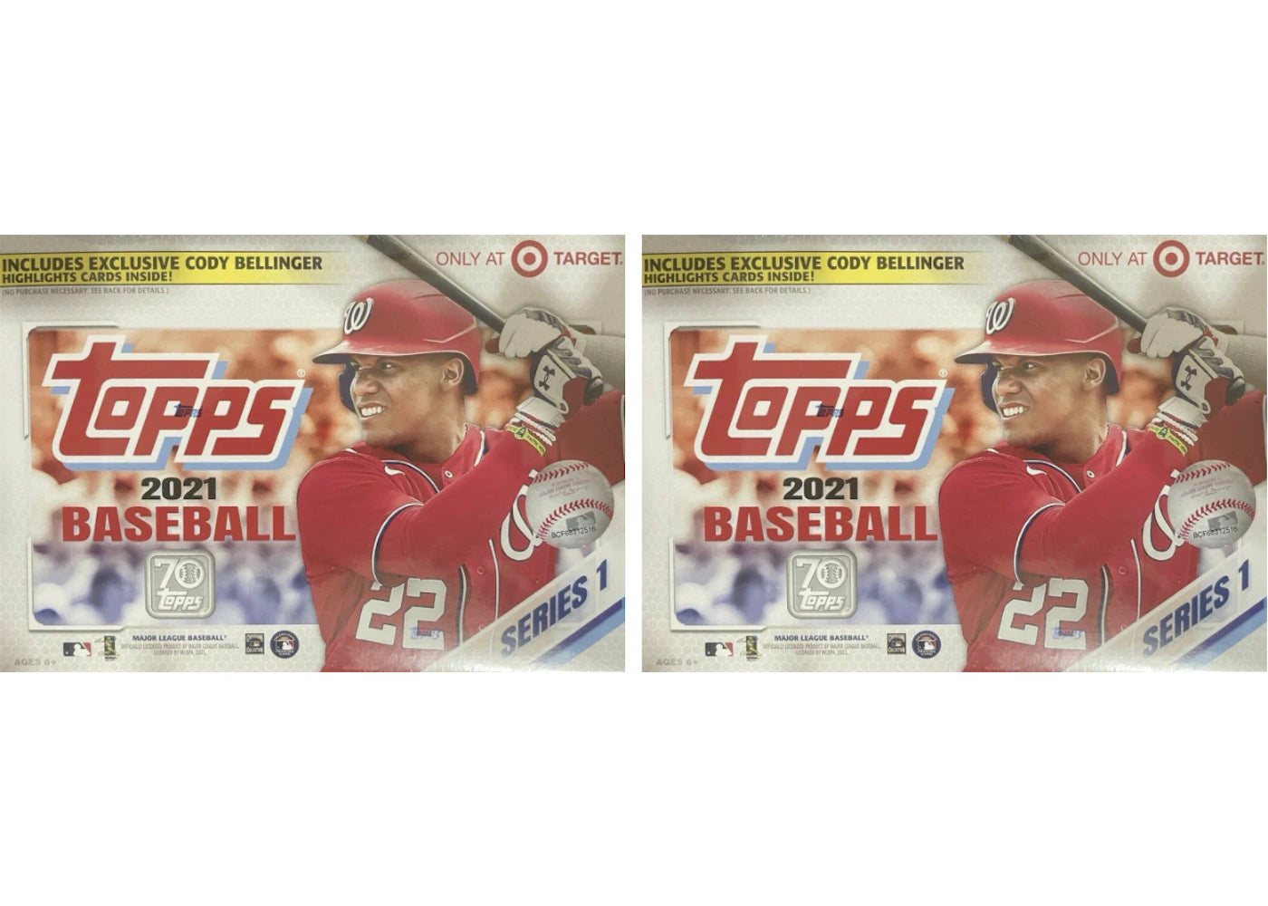 2021 Topps Series One Target Mega Box 16 Packs 2x Lot