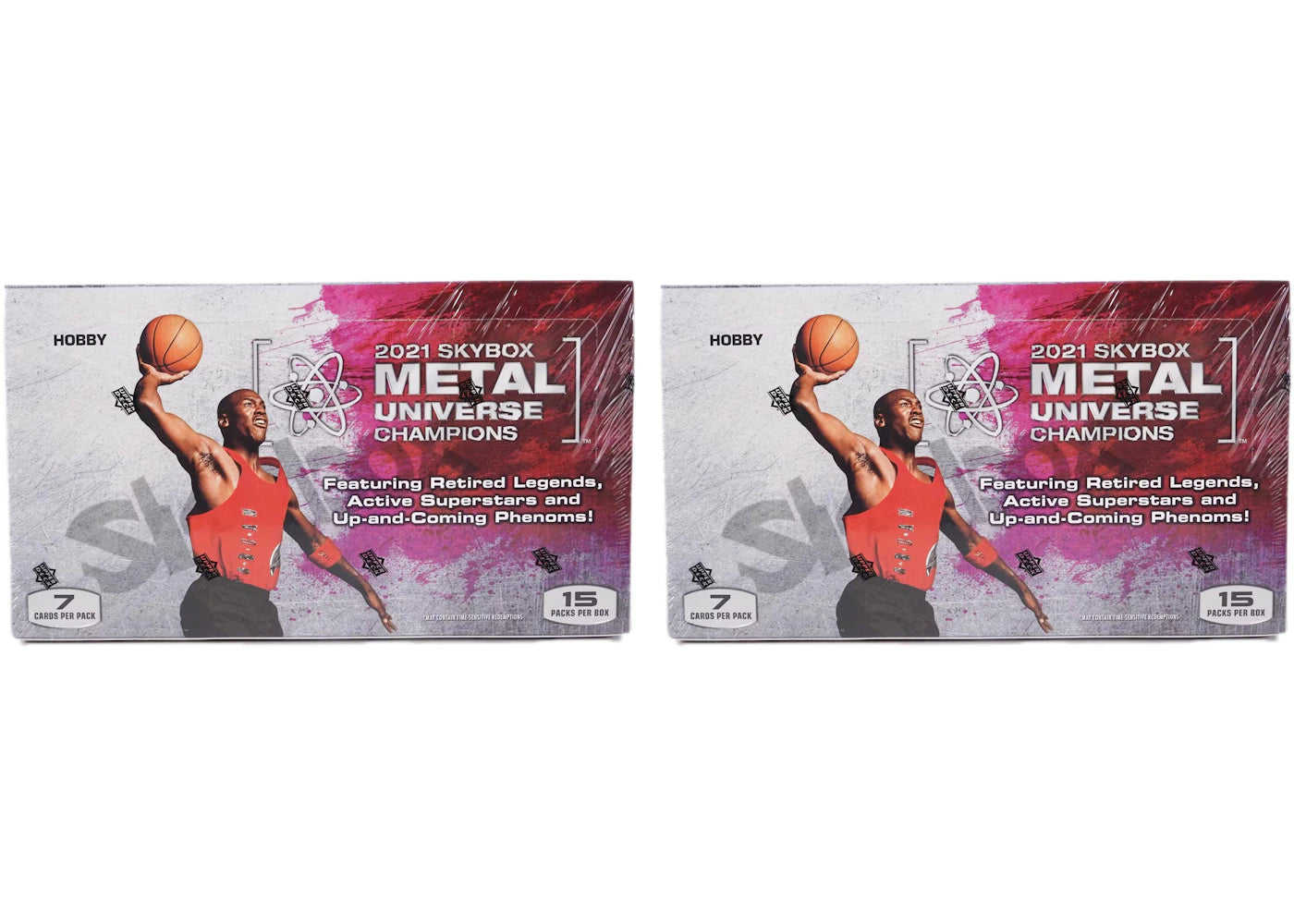 2021 Upper Deck Skybox Metal Universe Champions Hobby Box 2x Lot