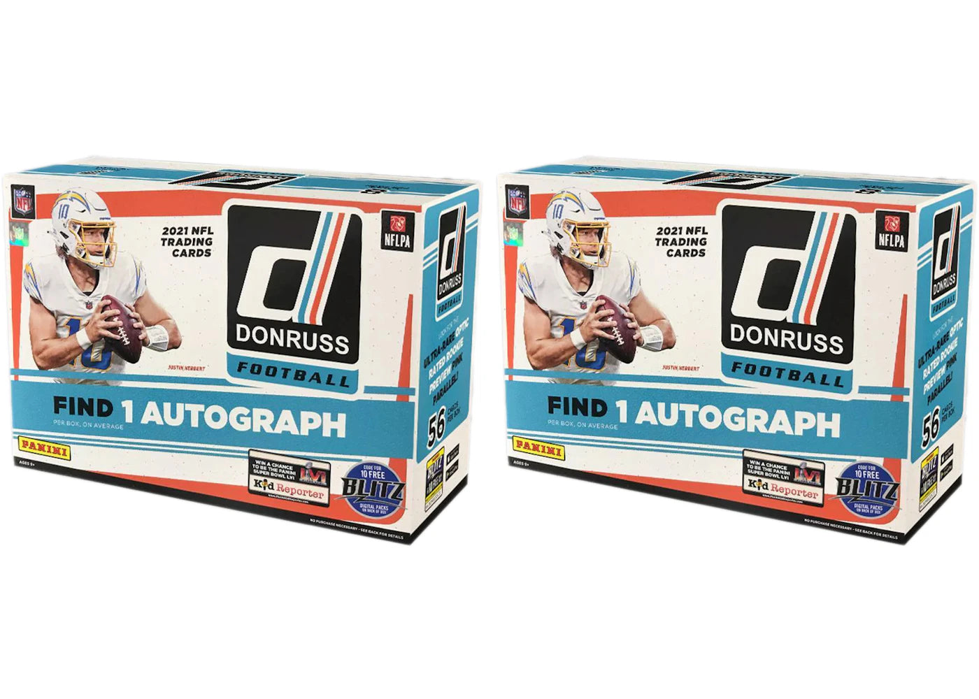 2021 Panini Donruss Football Mega Box 2x Lot