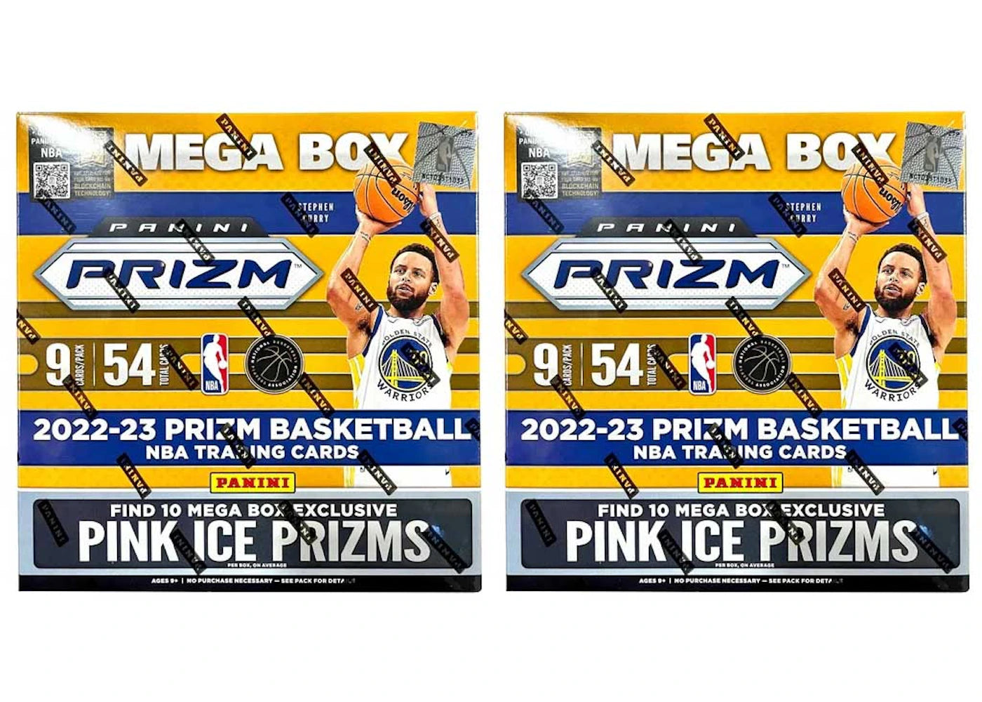 2022-23 Panini Prizm Basketball Mega Box (Pink Ice Prizms) 2x Lot