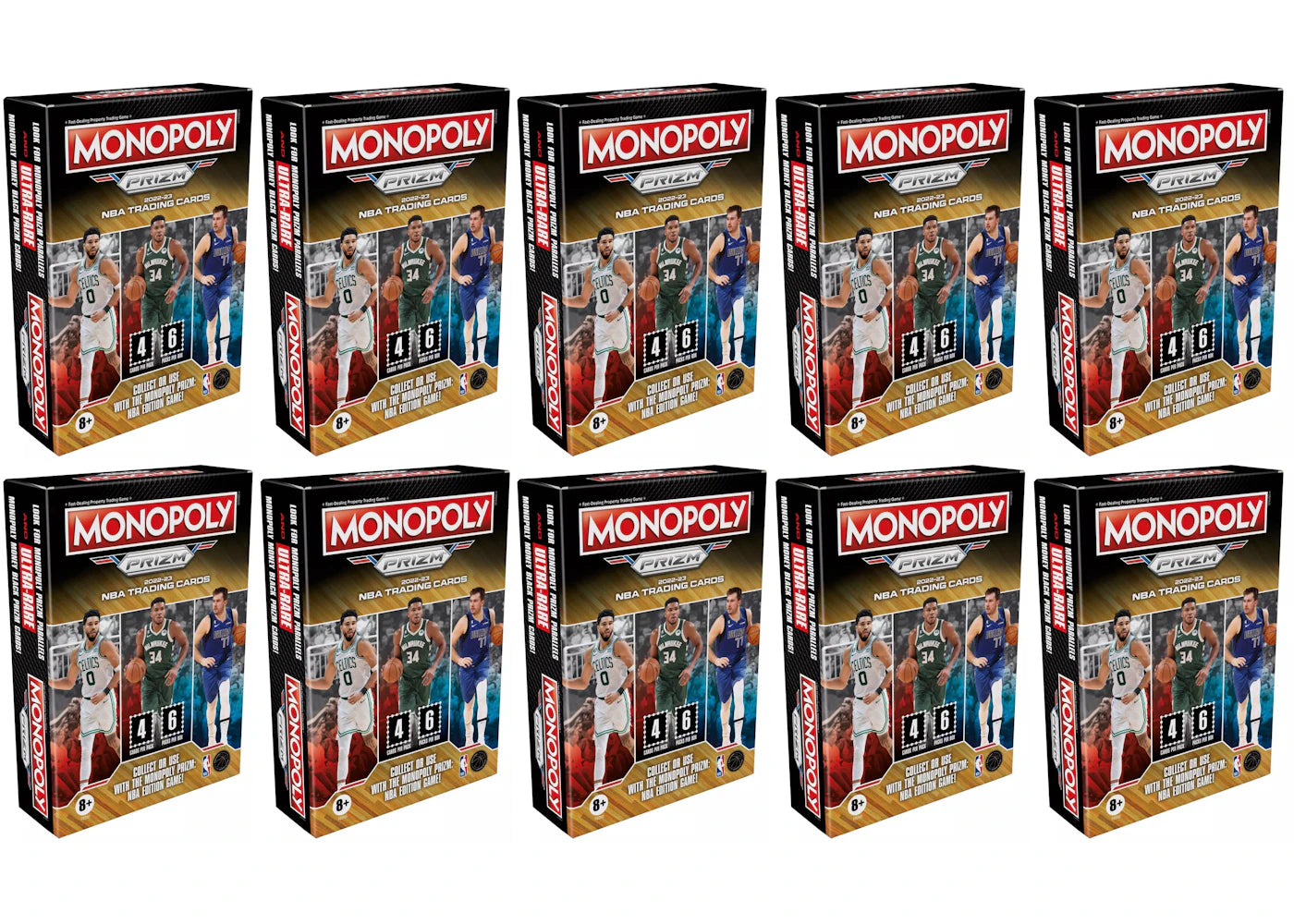 2022-23 Panini Prizm Monopoly Basketball Blaster Booster Box 10x Lot
