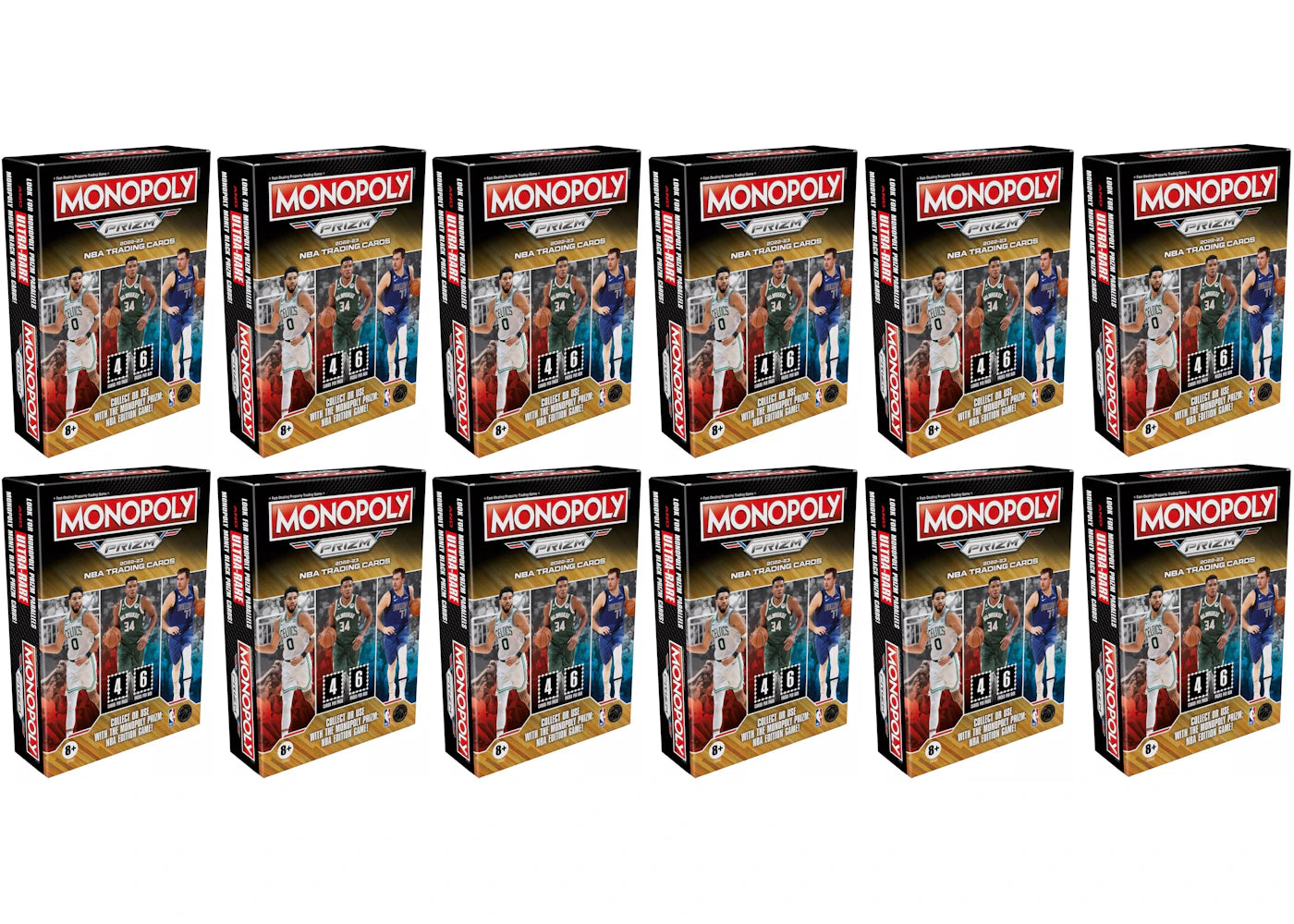 2022-23 Panini Prizm Monopoly Basketball Blaster Booster Box 12x Lot