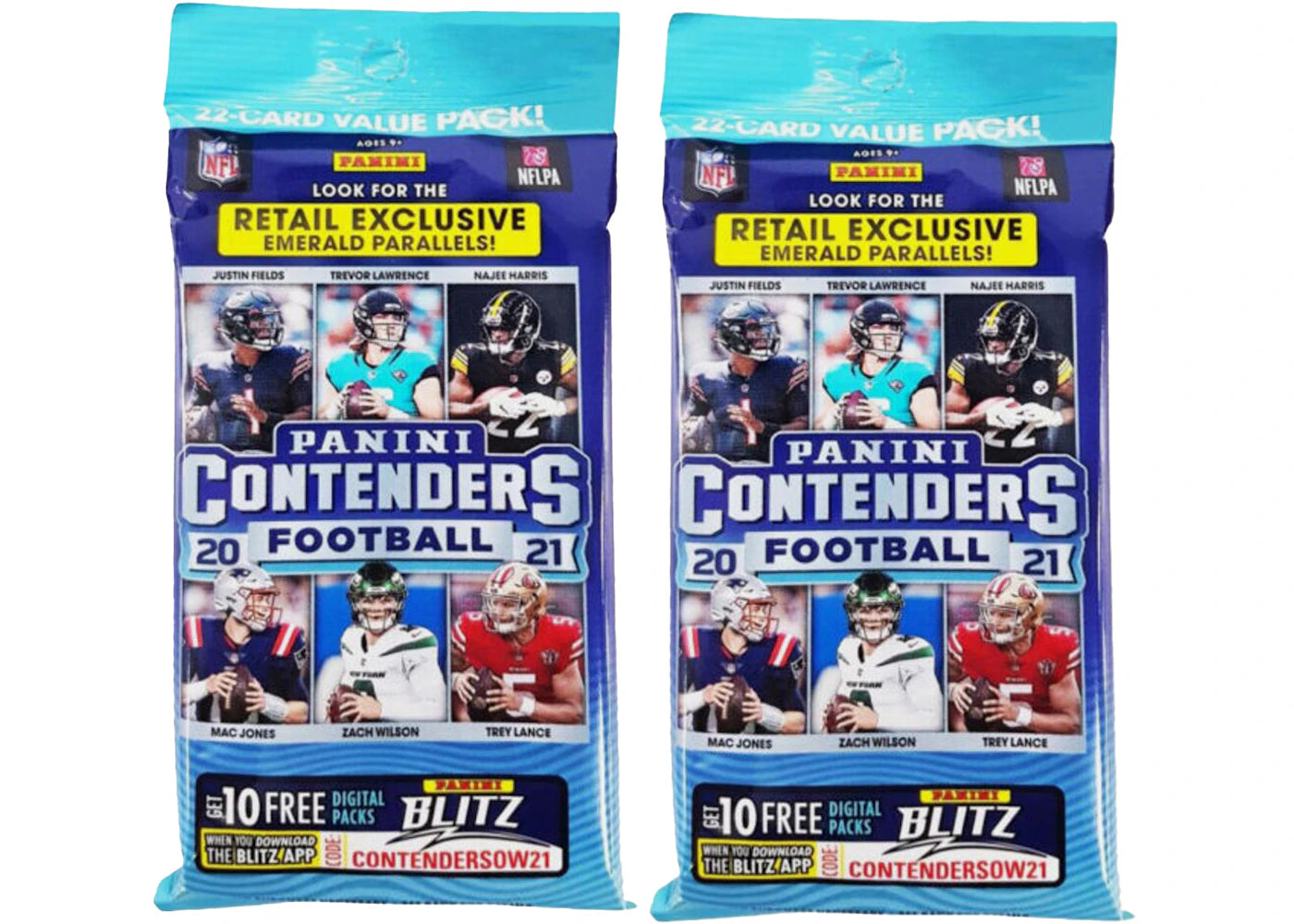 2022 Panini Contenders Football Value Pack 2x Lot