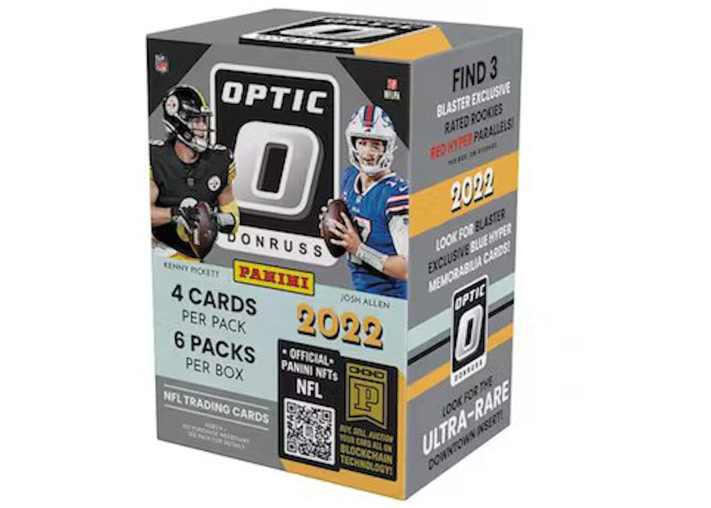2022 Panini Donruss Optic Football Fanatics Exclusive 6-Pack Blaster Box (Red Hyper Paralells)