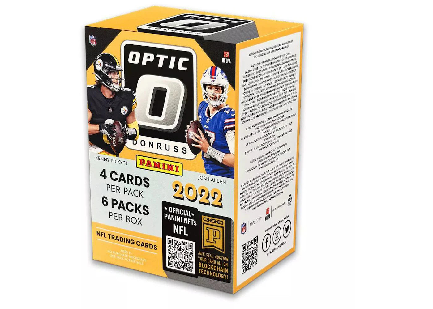 2022 Panini Donruss Optic Football 6-Pack Blaster Box (Pink Parallels)
