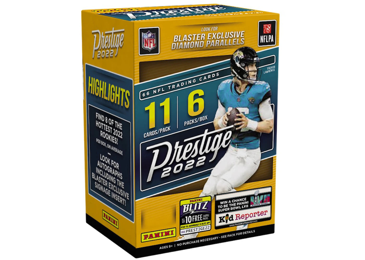 2022 Panini Prestige Football Blaster Box