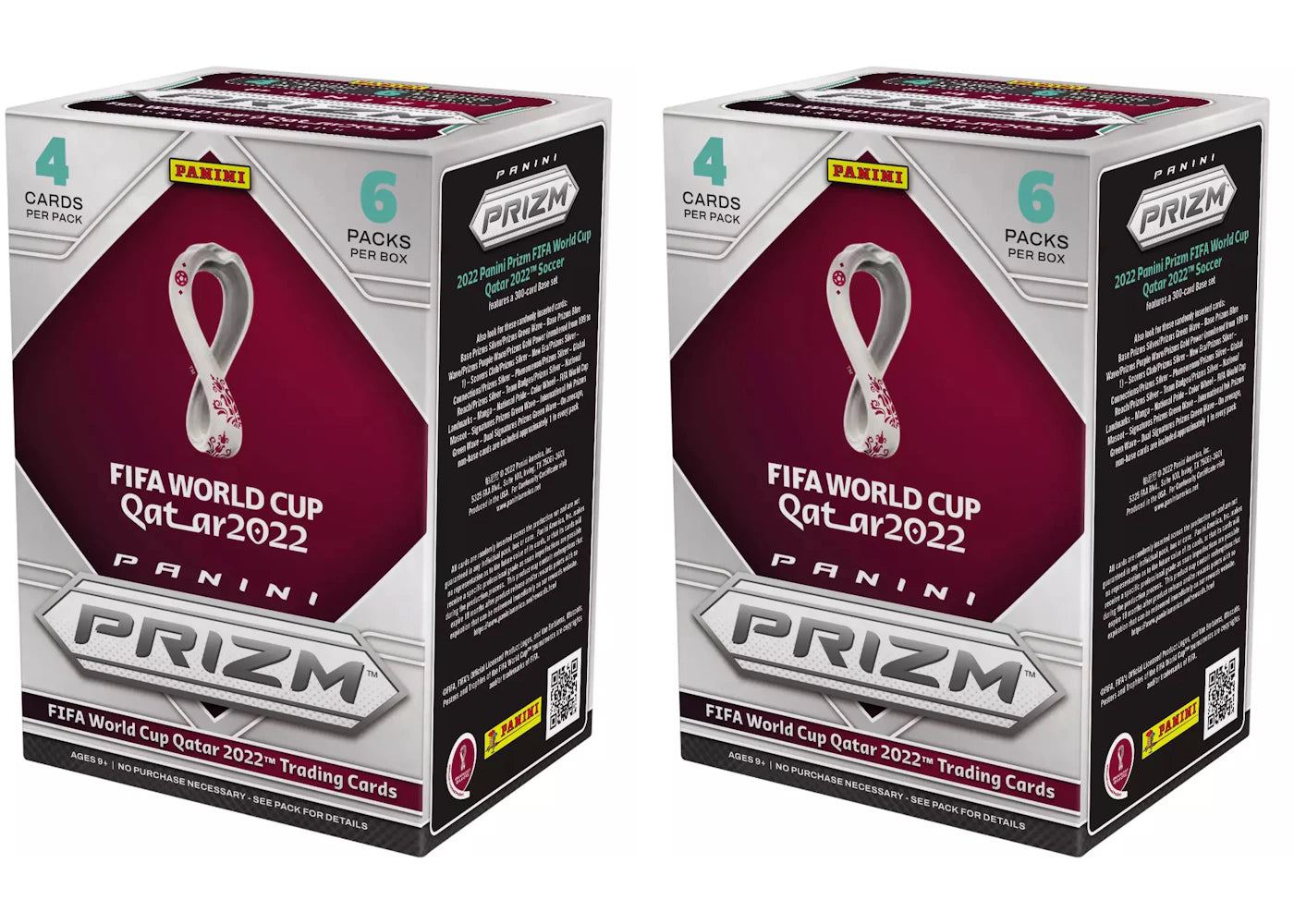 2022 Panini Prizm FIFA World Cup Qatar Soccer Blaster Box 2x Lot