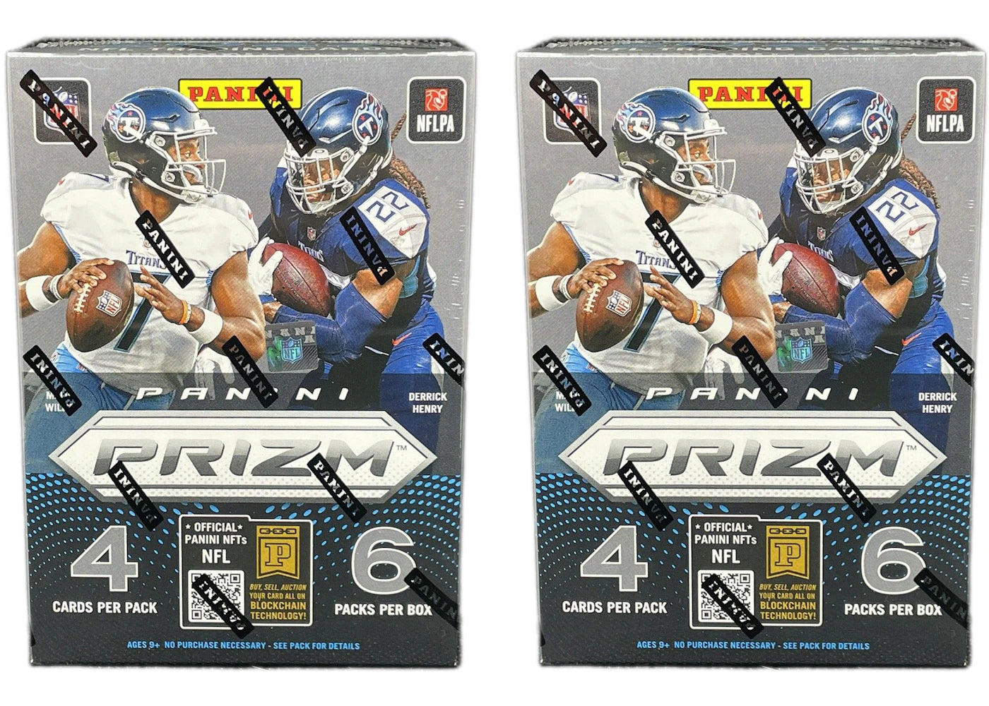 2022 Panini Prizm Football Blaster Box (Green Prizms) 2x Lot