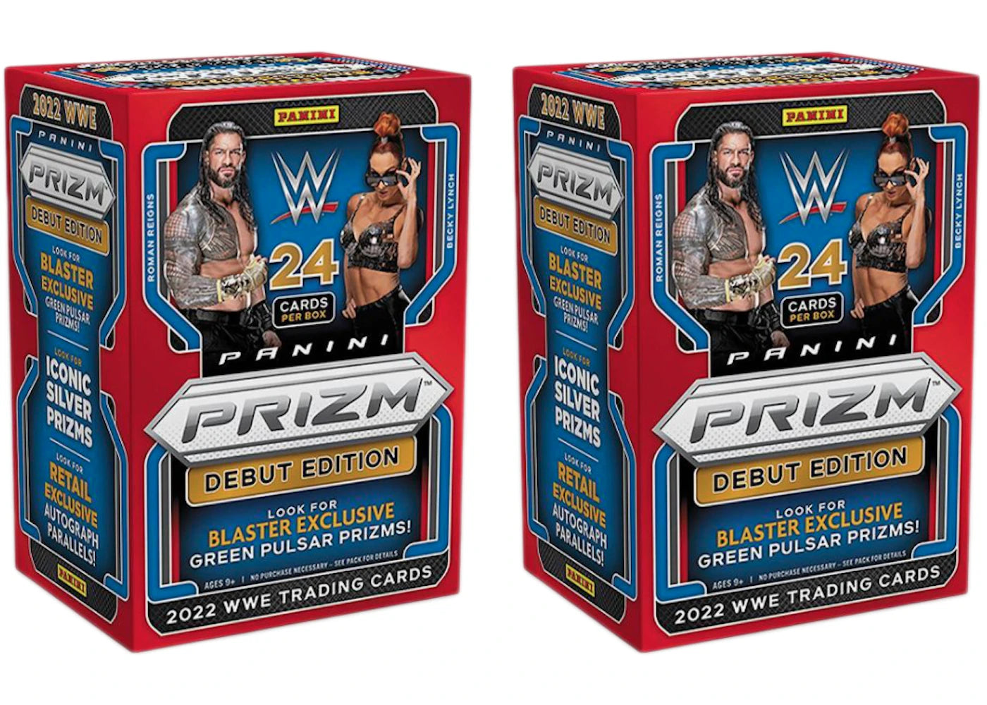 2022 Panini Prizm WWE Wrestling Blaster Box 2x Lot