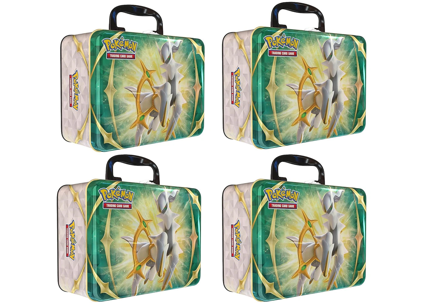 2022 Pokémon Sword & Shield Collector's Chest Tin 4x Lot