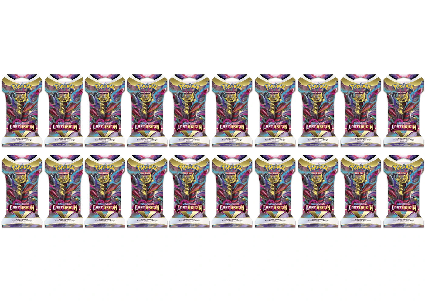 2022 Pokémon Sword & Shield Lost Origin Blister Pack 20x Lot