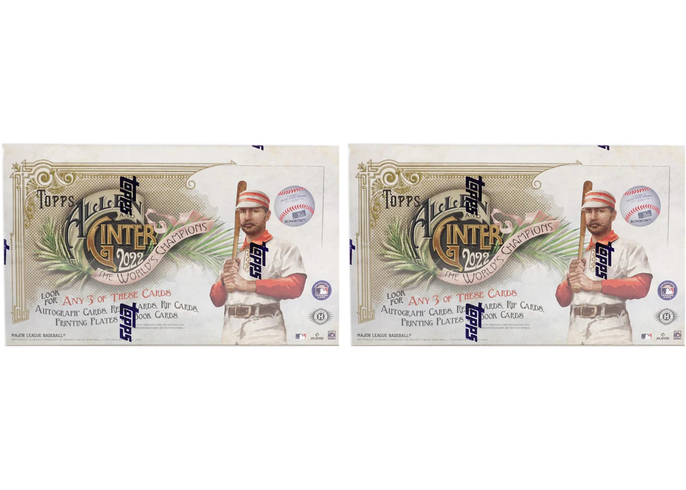 2022 Topps Allen & Ginter Baseball Hobby Box 2x Lot