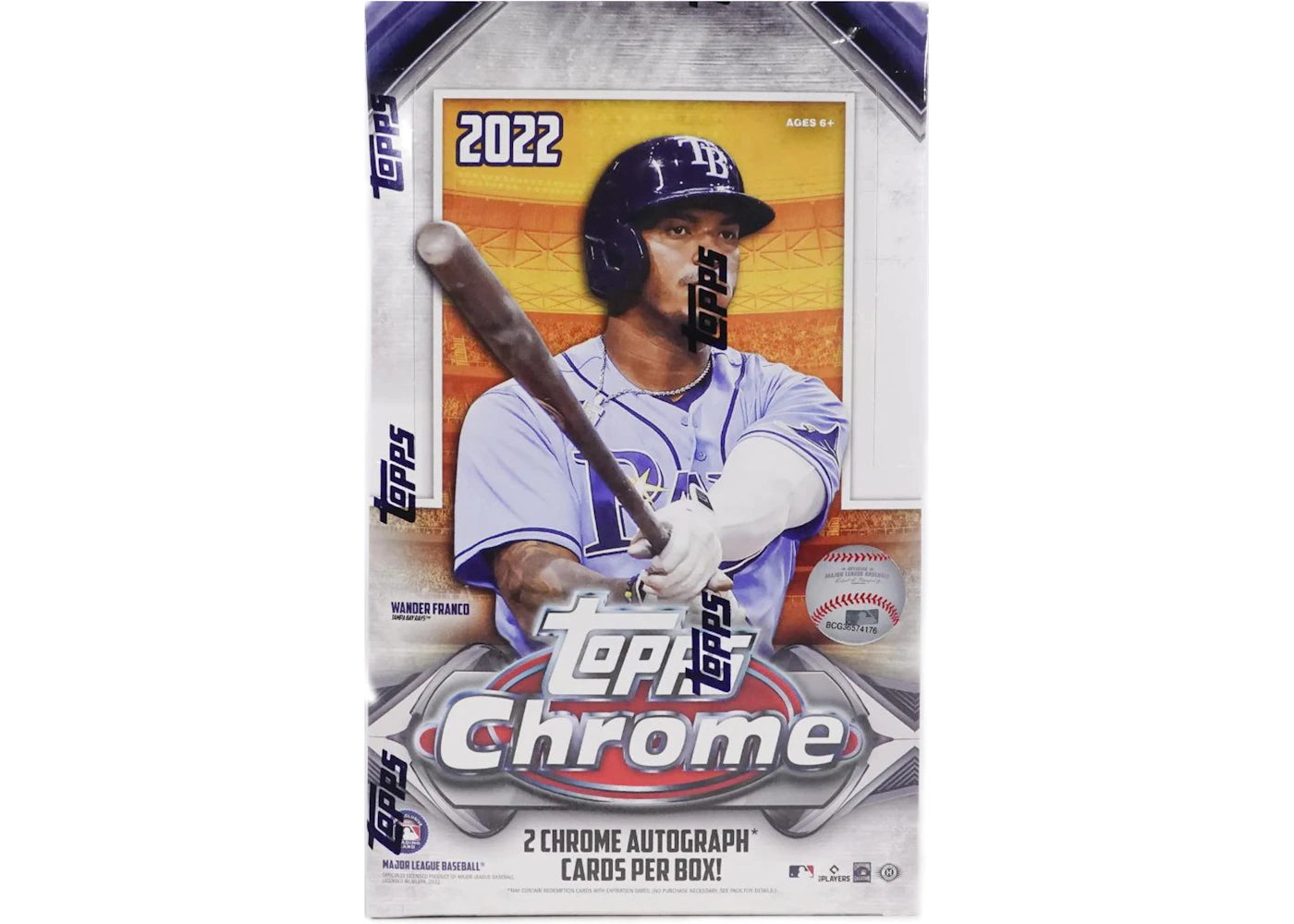 2022 Topps Chrome Baseball Hobby Box (Bonus Pack Not Included)