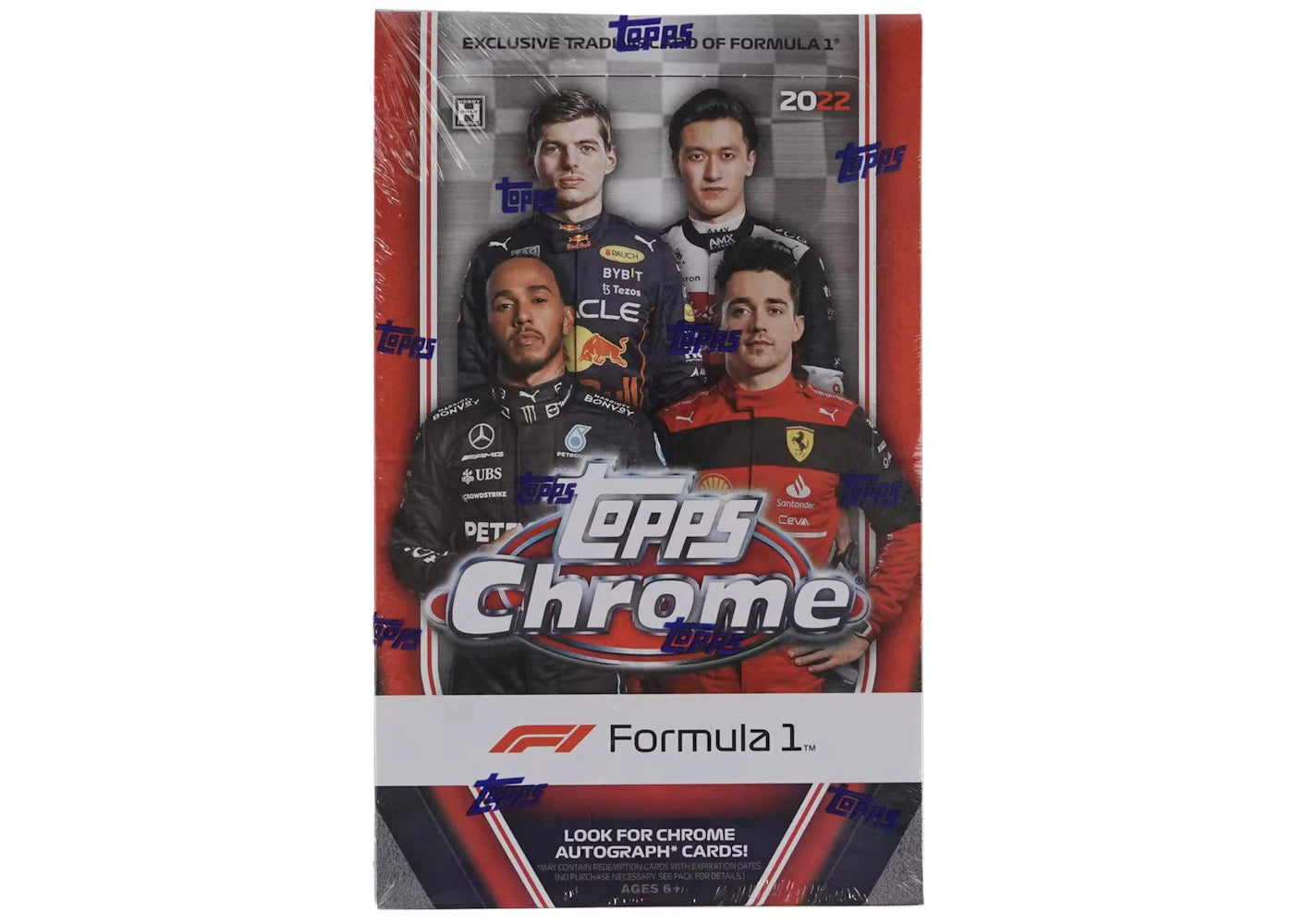 2022 Topps Chrome Formula 1 Racing Hobby Box (18 Packs)