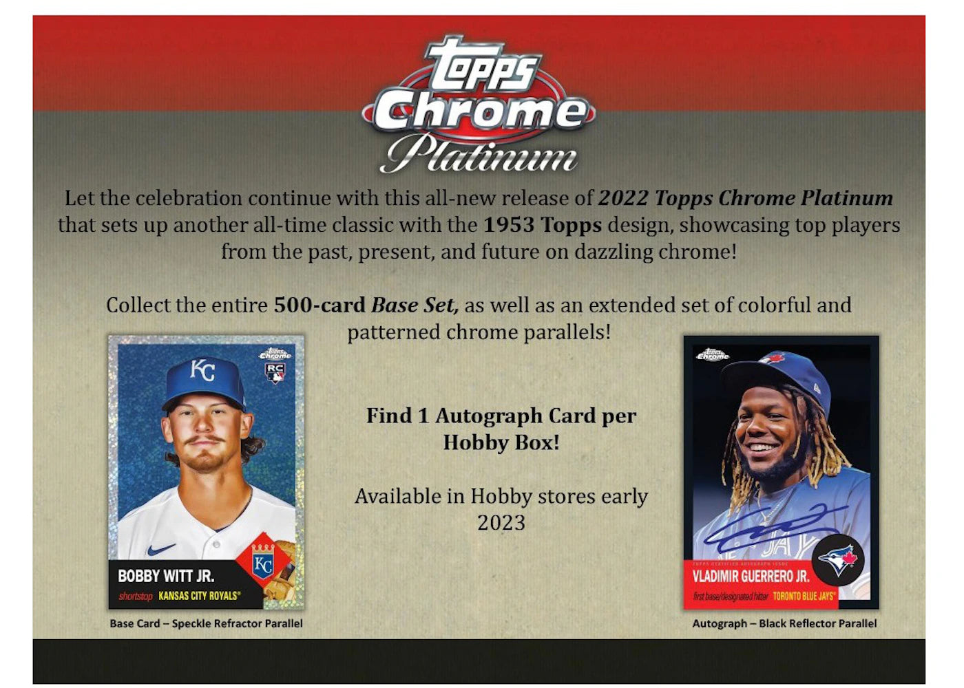 2022 Topps Chrome Platinum Anniversary 1953 Baseball Hobby Box