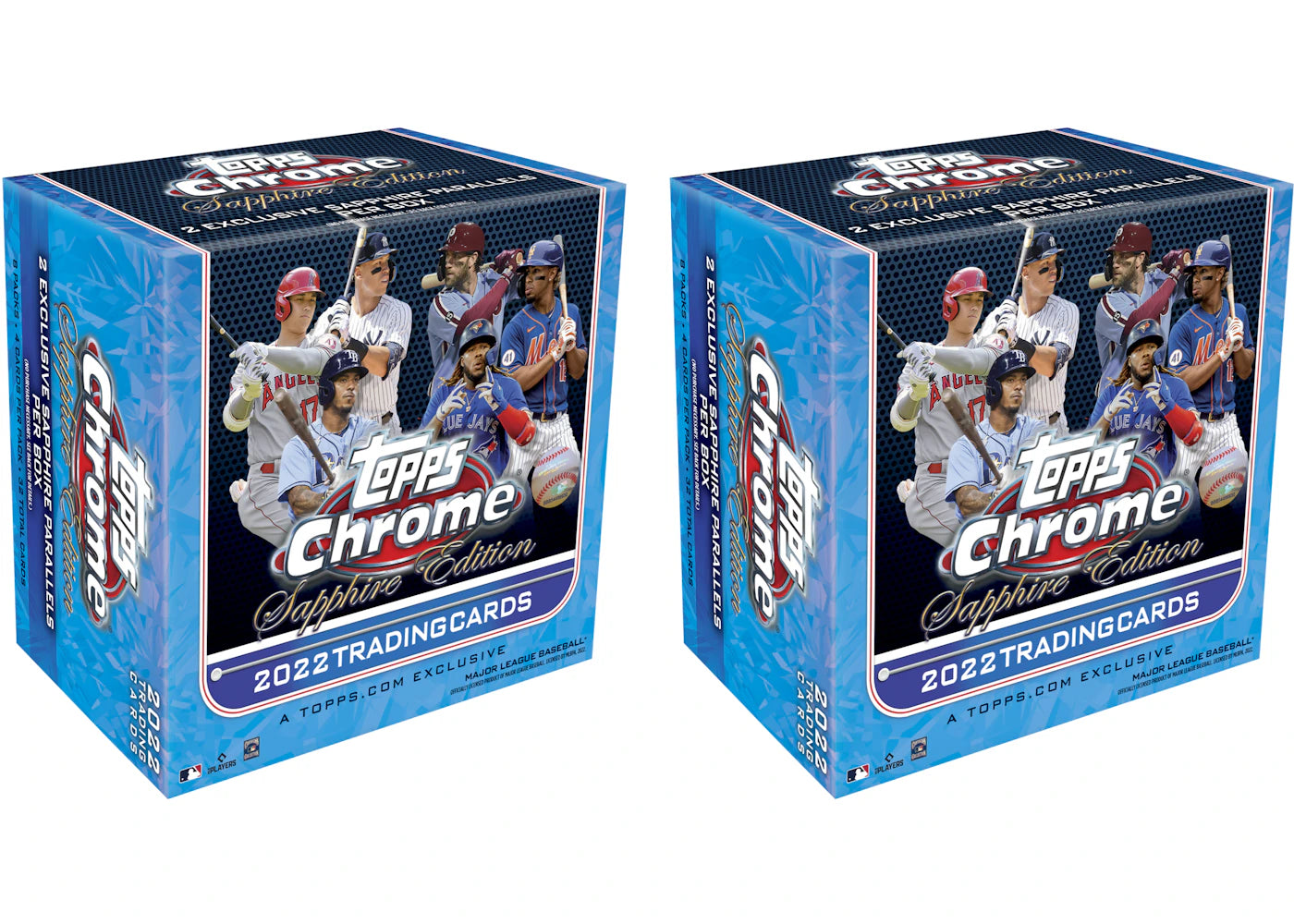 2022 Topps Chrome Sapphire Edition Baseball Box 2x Lot