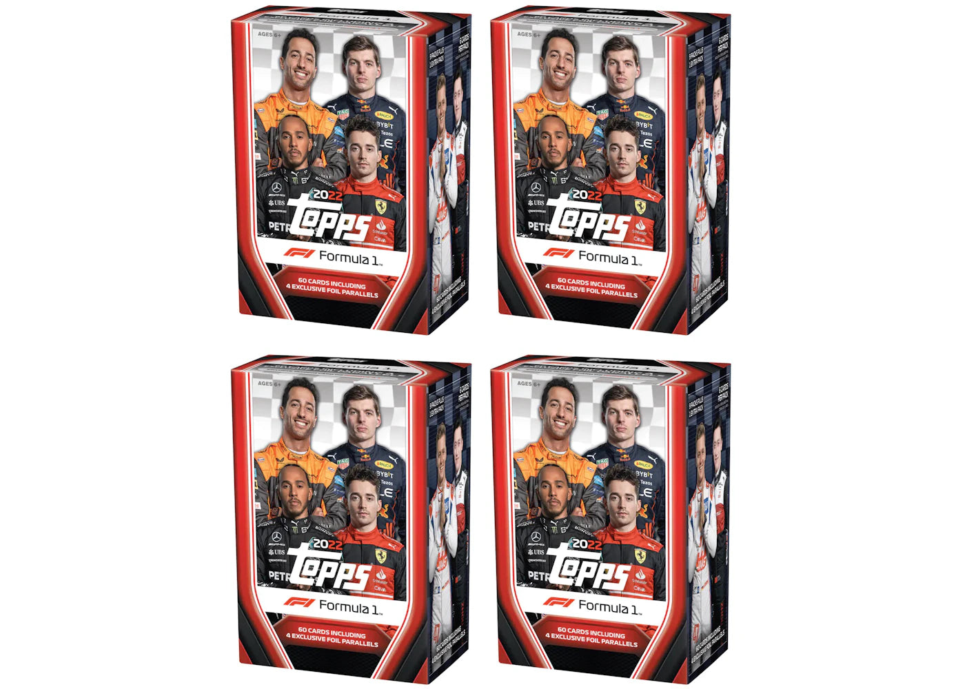 2022 Topps Formula 1 Racing Blaster Box 4x Lot