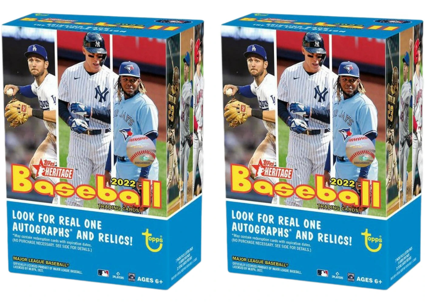 2022 Topps Heritage Baseball Blaster Box 2x Lot