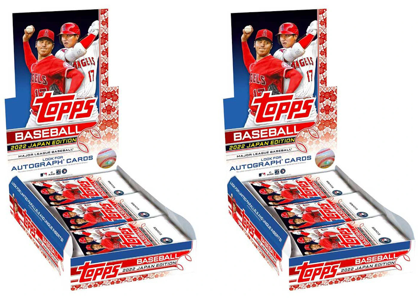 2022 Topps Japan Edition Baseball Hobby Box 2x Lot