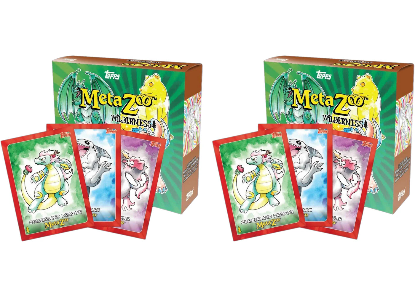 2022 Topps MetaZoo TCG Wilderness Series 1 (30-Card Box) 2x Lot