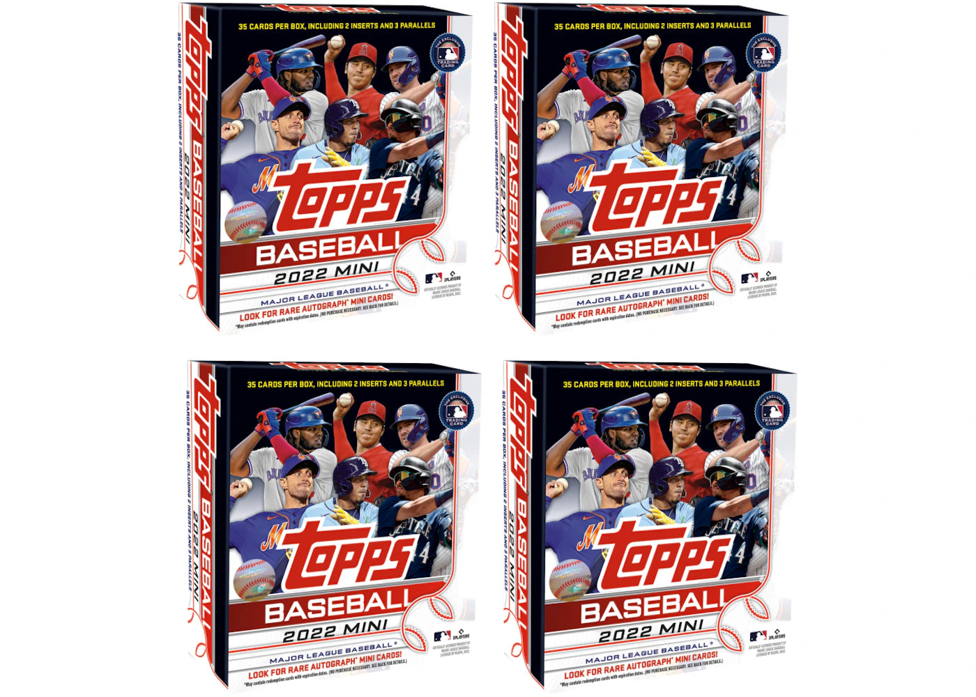 2022 Topps Mini Baseball Box 4x Lot