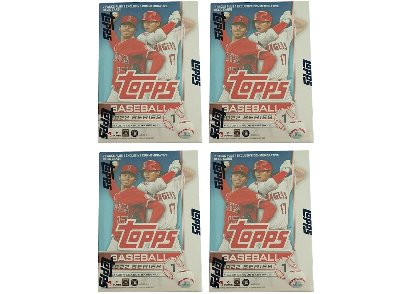 2022 Topps Series 1 Baseball Blaster Box 4x Lot