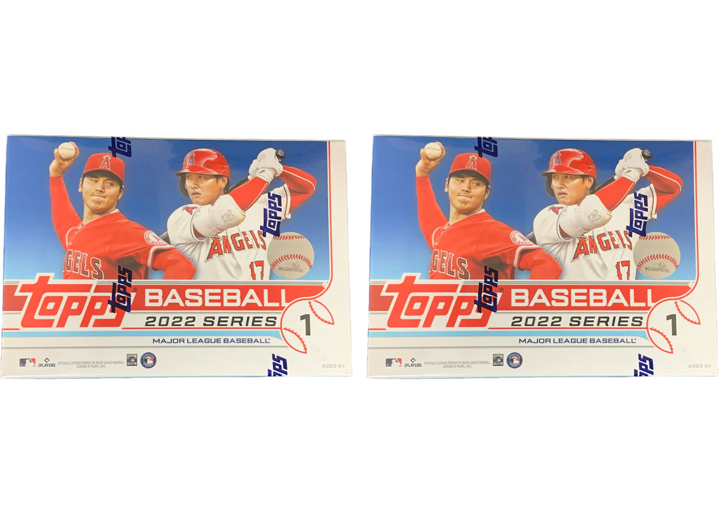 2022 Topps Series 1 Baseball Target Mega Box (Rectangular Box) 2x Lot