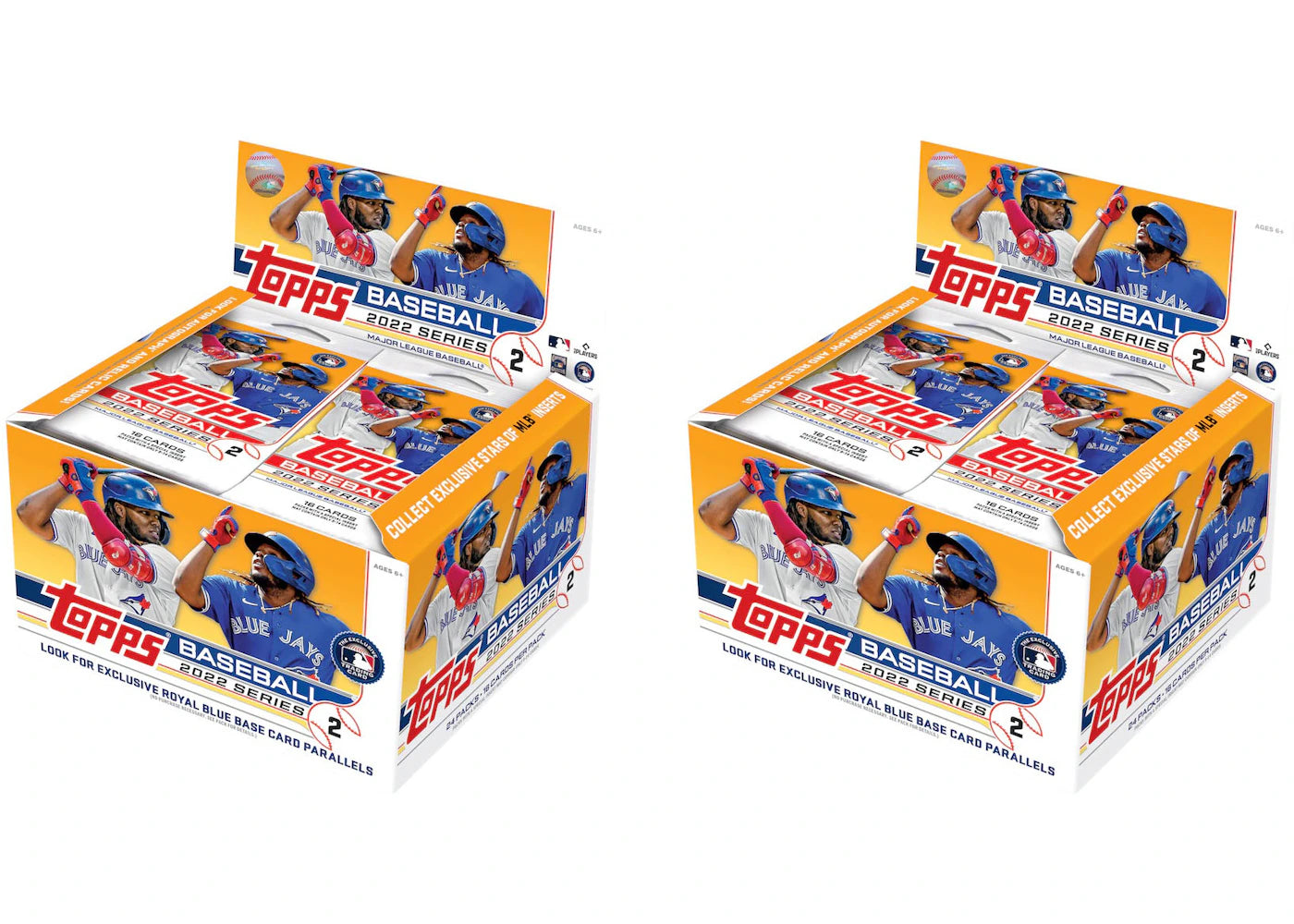 2022 Topps Series 2 Baseball 24 Pack Retail Box 2x Lot