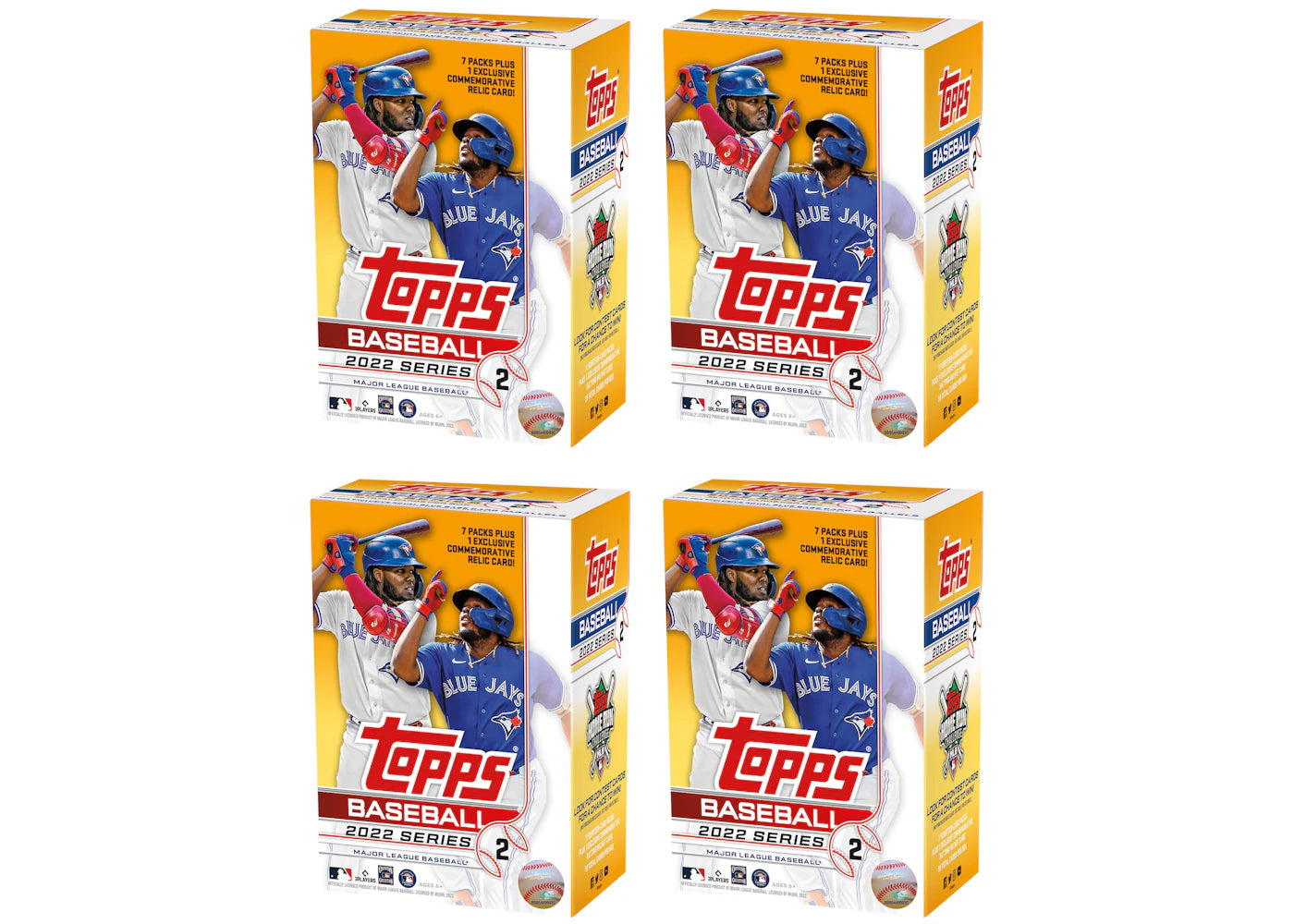 2022 Topps Series 2 Baseball Blaster Box 4x Lot