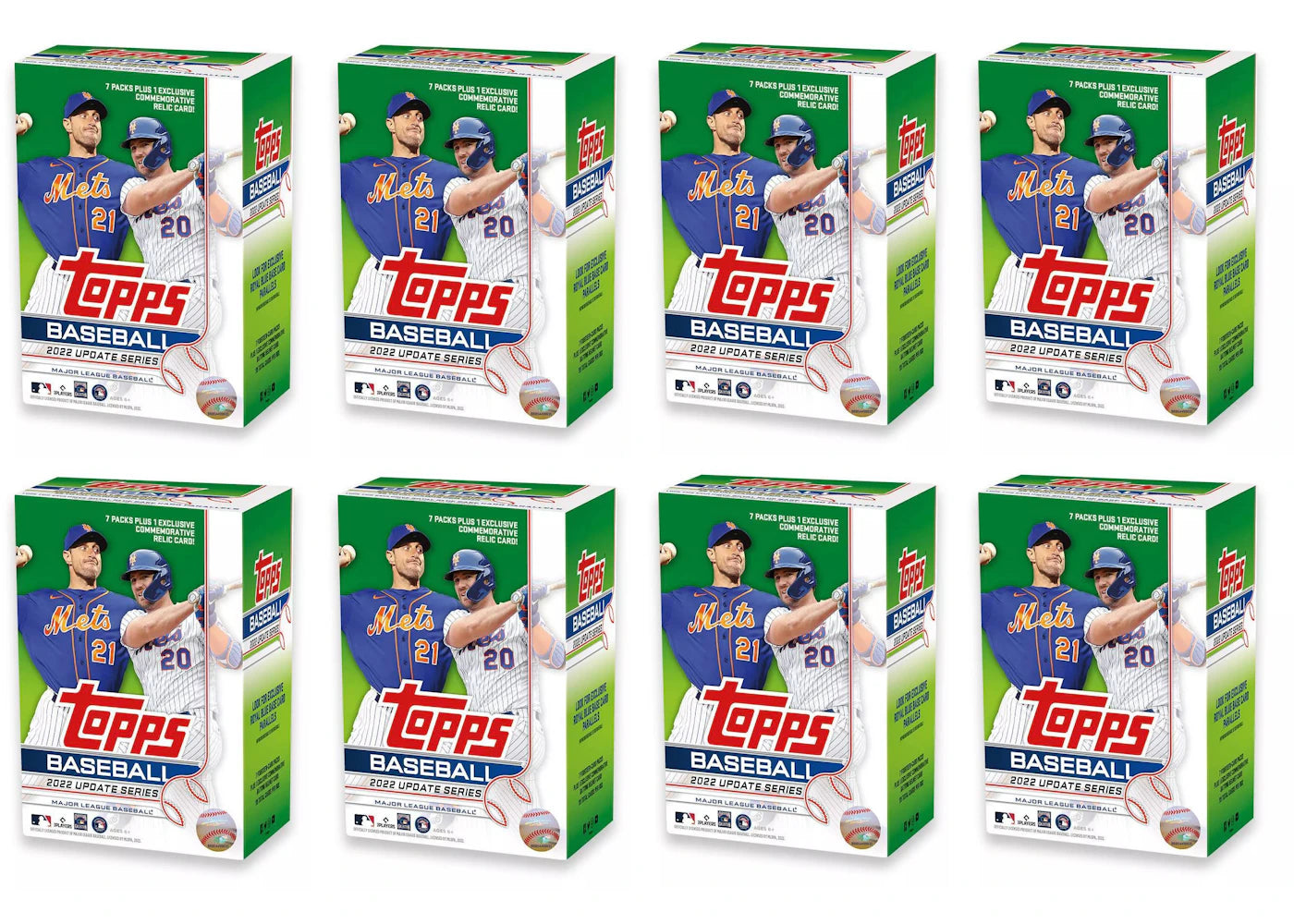 2022 Topps Update Series Baseball Blaster Box 8x Lot
