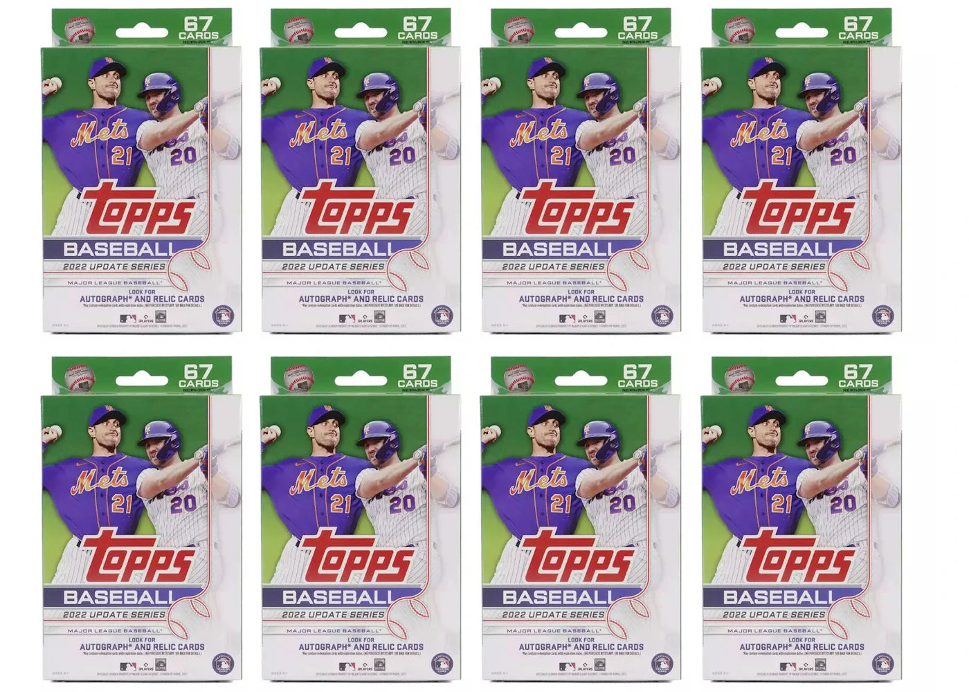 2022 Topps Update Series Baseball Hanger Box 8x Lot