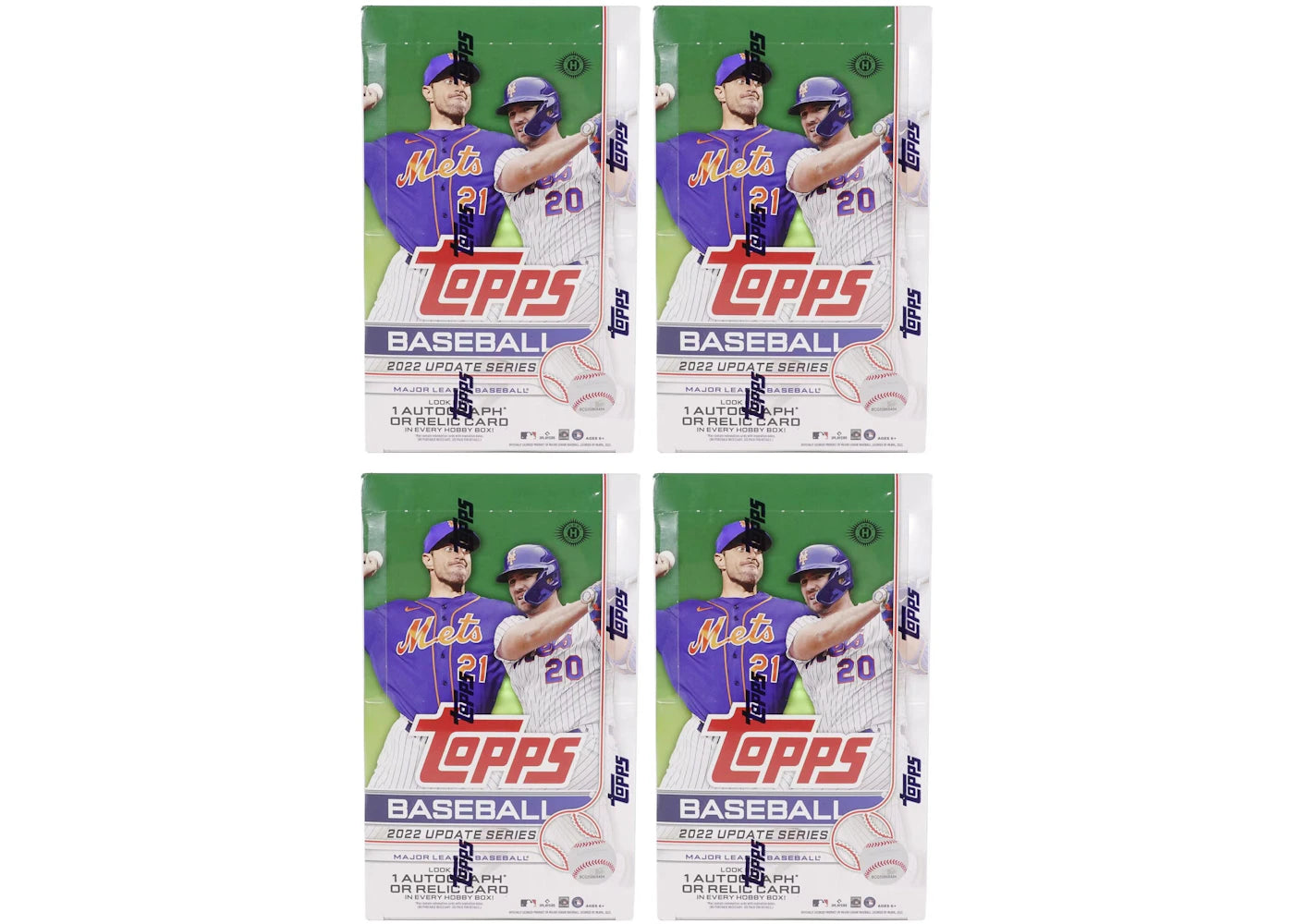 2022 Topps Update Series Baseball Hobby Box 4x Lot