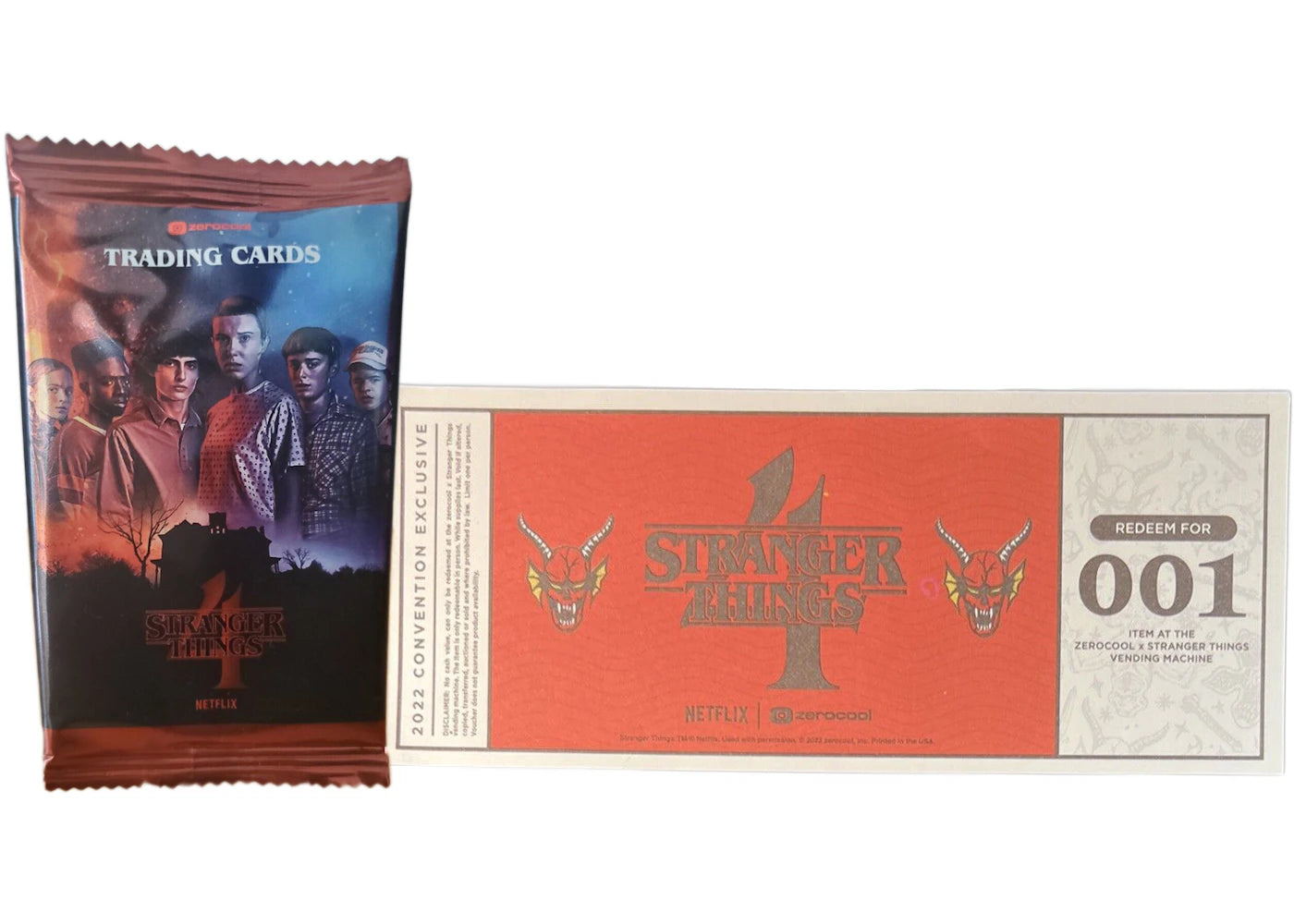 2022 zerocool Netflix Stranger Things Season 4 NSCC Exclusive Promo Pack & Ticket Bundle