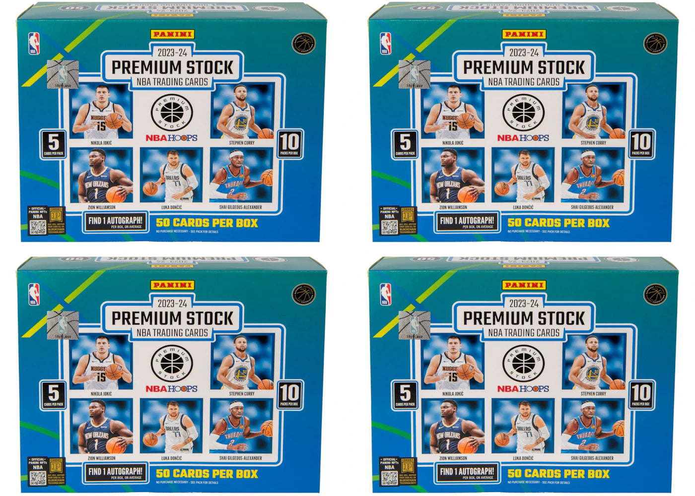 2023-24 Panini Premium Stock Basketball Premium Box (4x Lot)