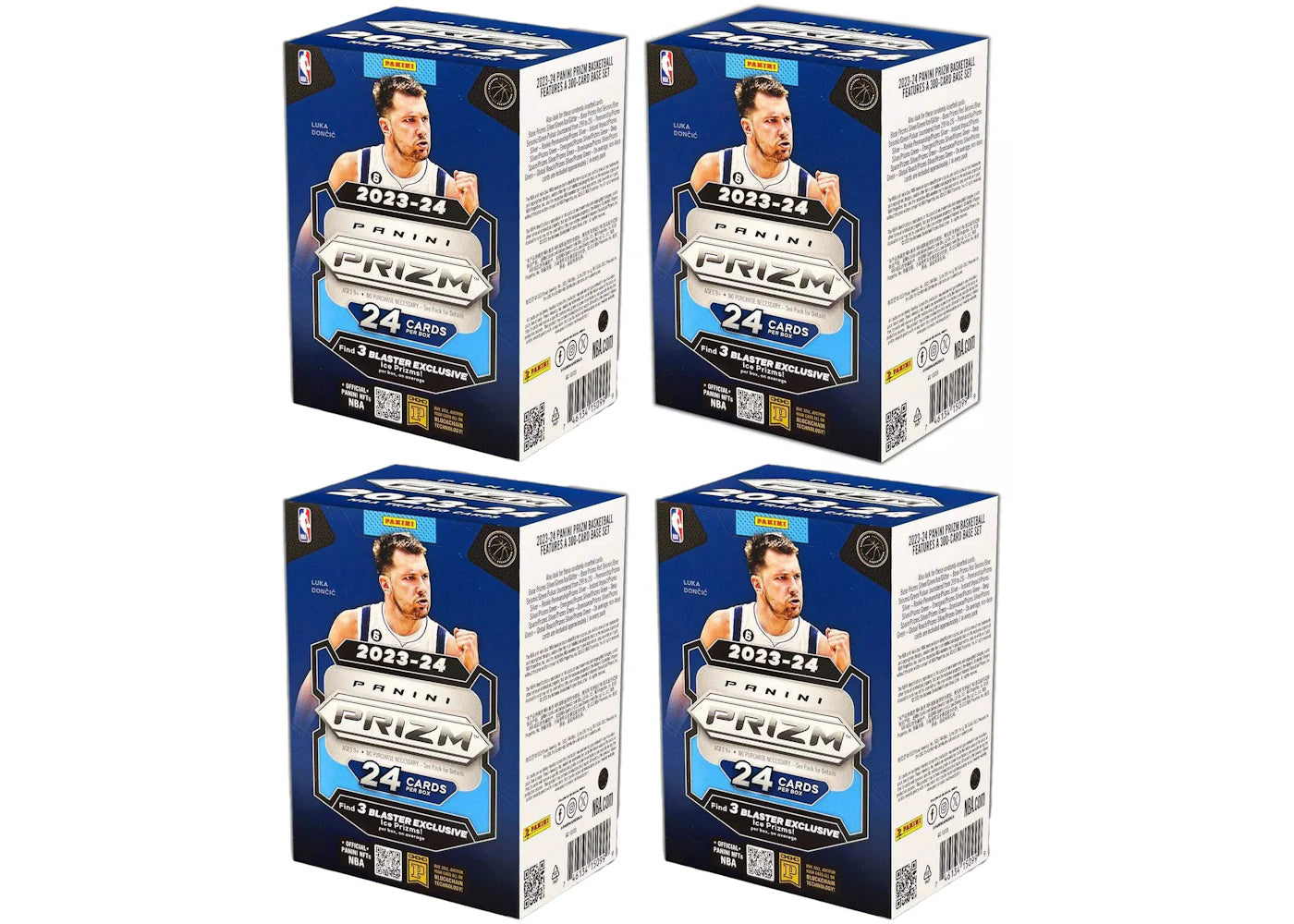 2023-24 Panini Prizm Basketball Blaster Box (Ice Prizms) 4x Lot
