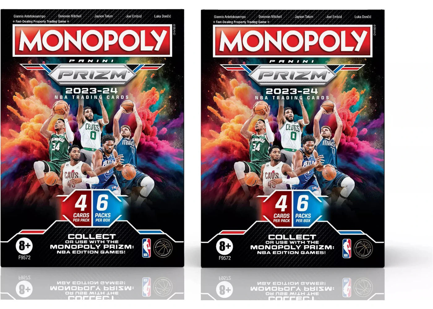 2023-24 Panini Prizm Monopoly NBA Booster Box 2x Lot