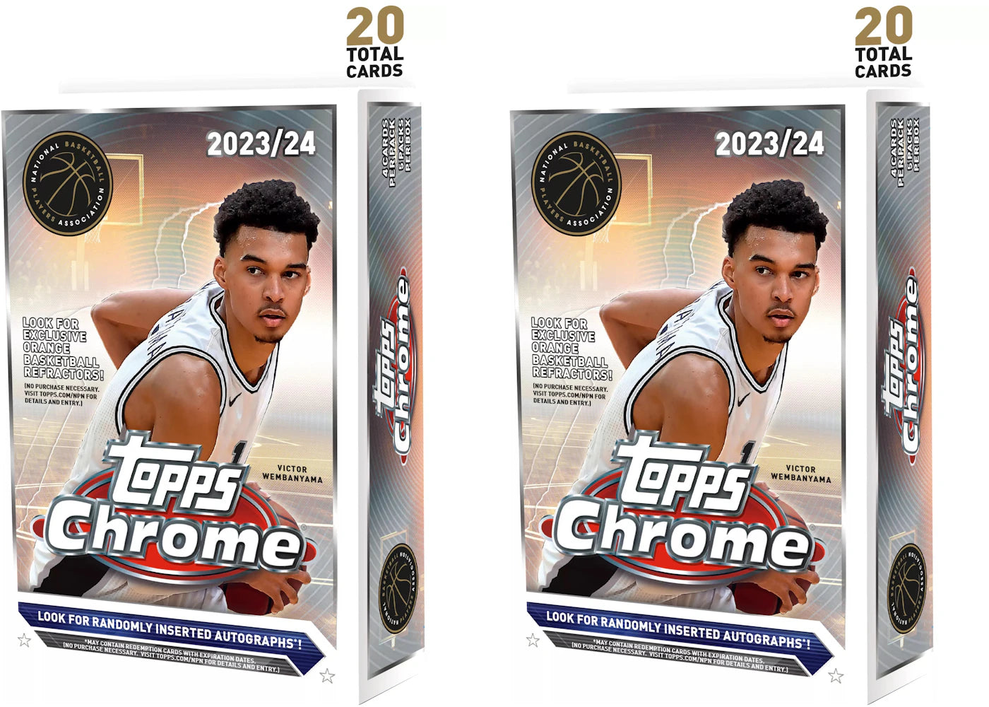 2023-24 Topps Chrome Basketball Hanger Box (2x Lot)