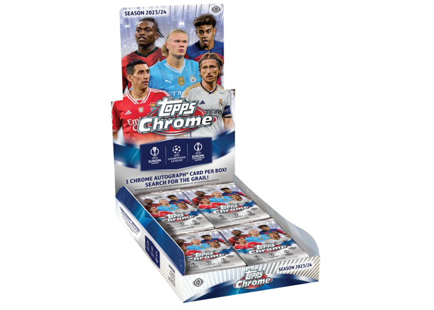 2023-24 Topps Chrome UEFA Club Soccer Hobby Box