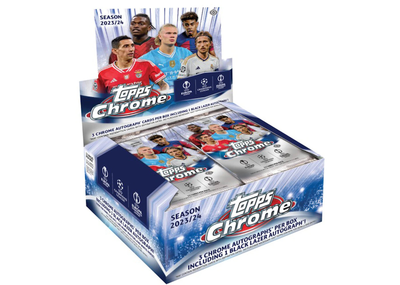 2023-24 Topps Chrome UEFA Club Soccer Jumbo Box