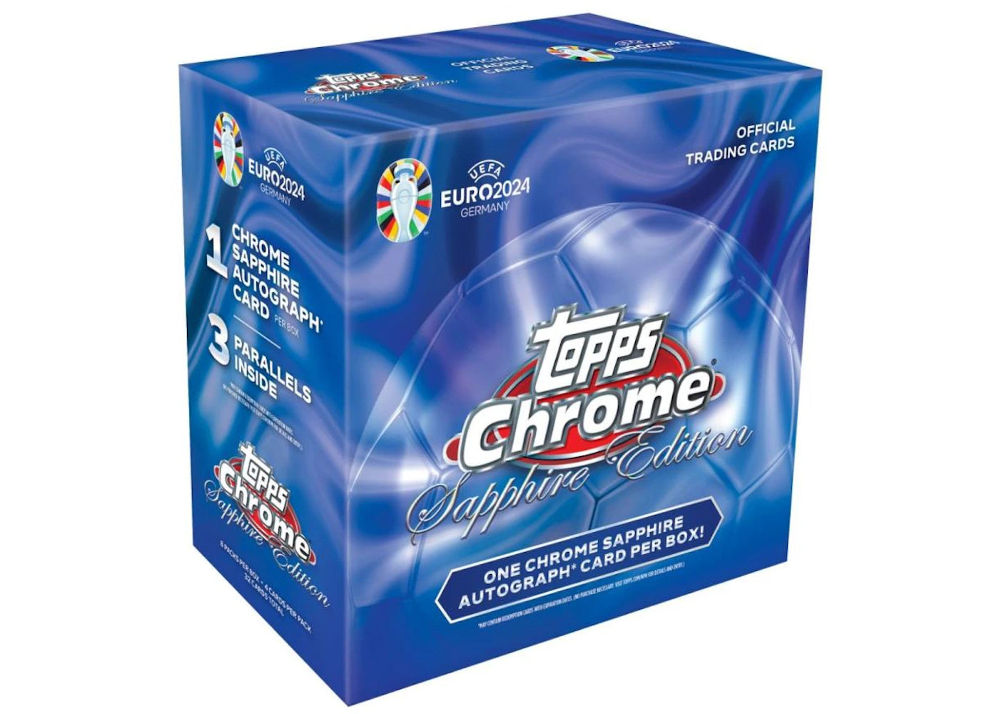 2023-24 Topps Chrome UEFA Euro Sapphire Edition Hobby Box