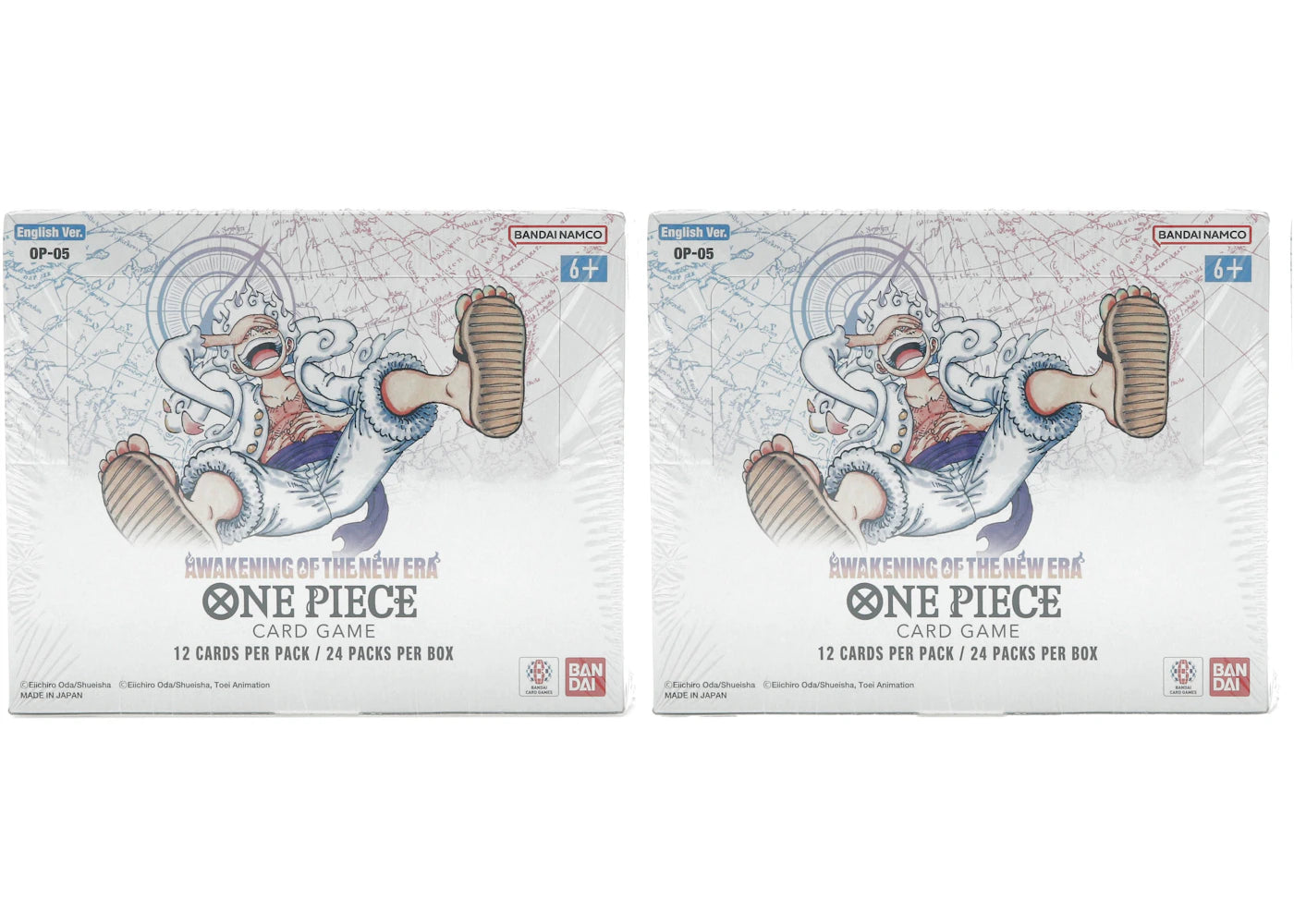 2023 Bandai One Piece Card Game Awakening of the New Era Booster Box (OP-05) English 2x Lot