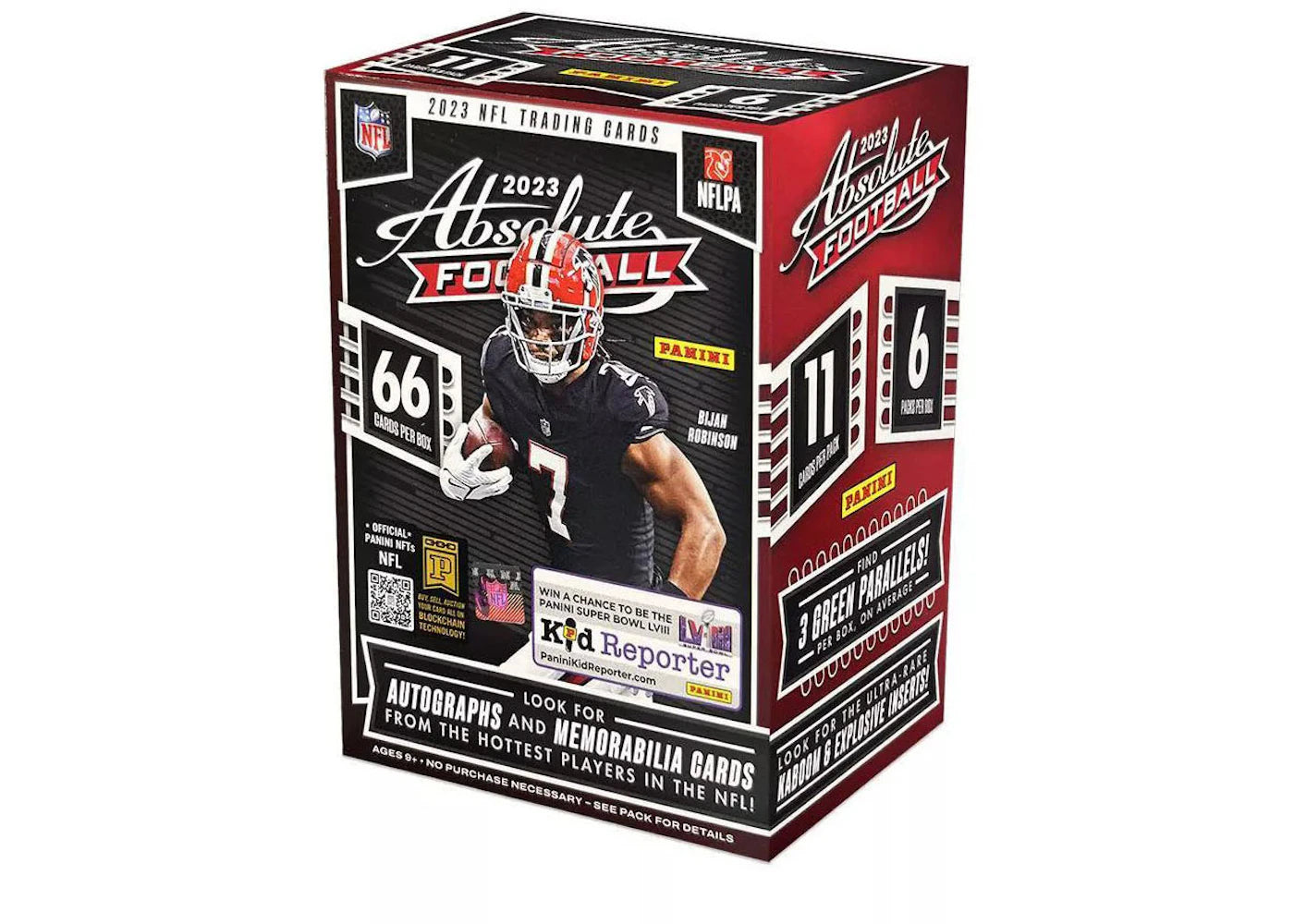 2023 Panini Absolute Football Blaster Box (Green Parallels) 20x Sealed Case