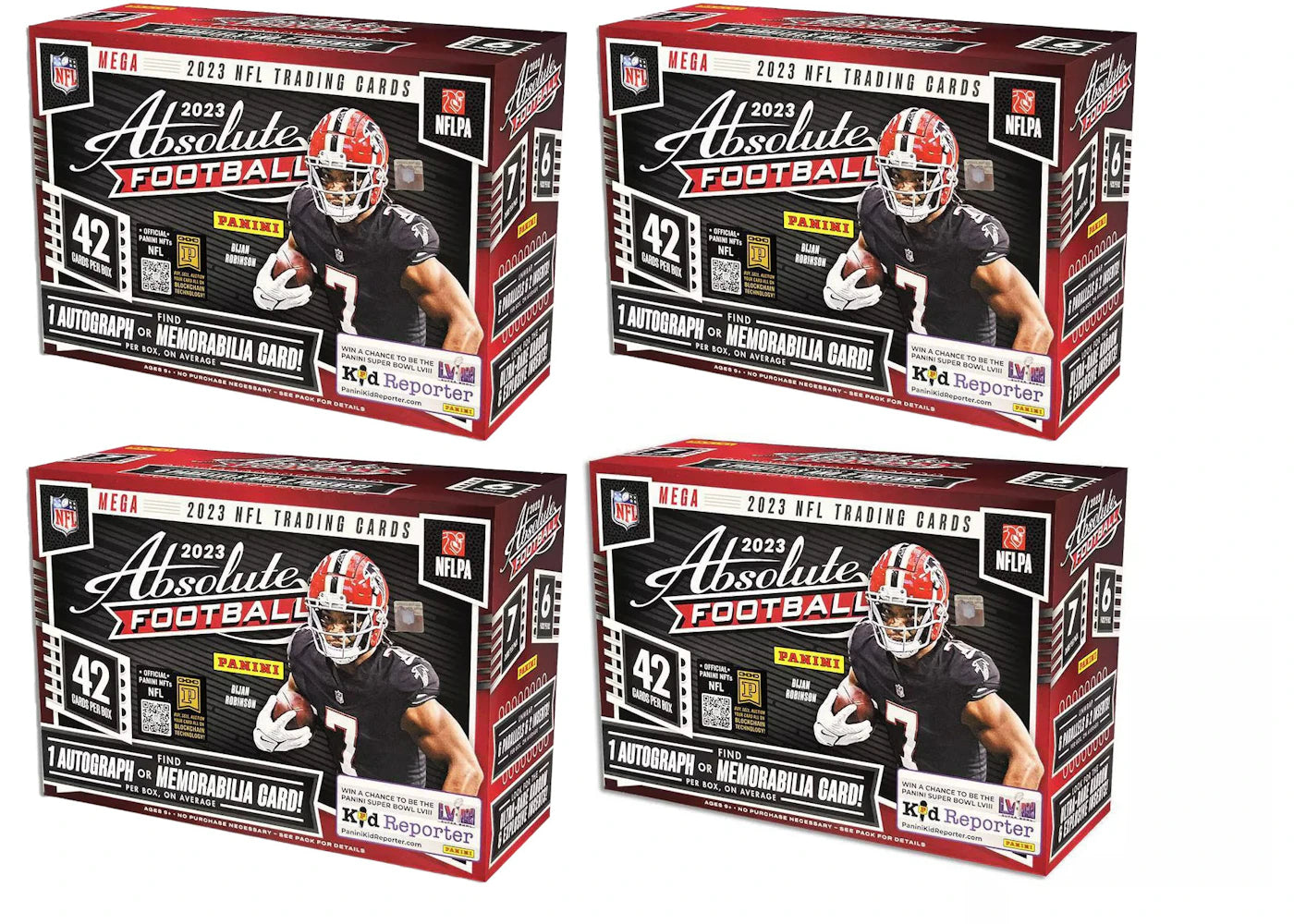 2023 Panini Absolute Football Mega Box 4x Lot